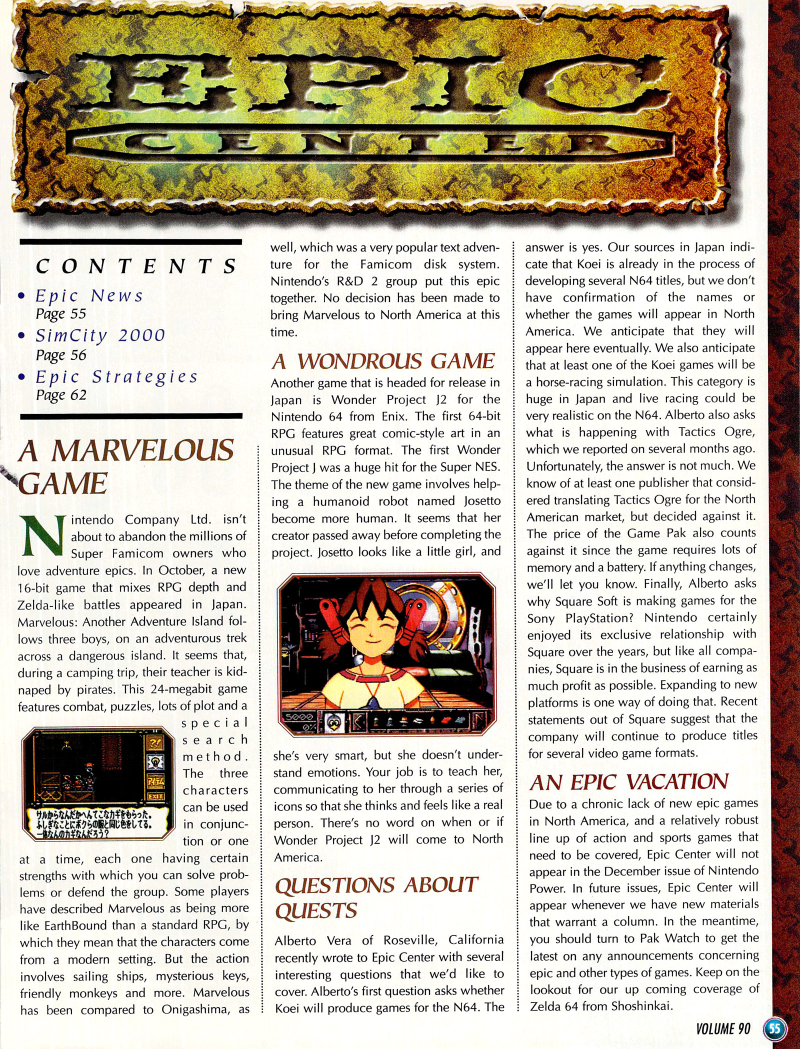 Read online Nintendo Power comic -  Issue #90 - 55