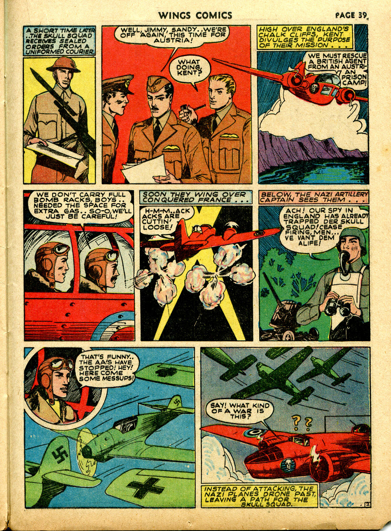 Read online Wings Comics comic -  Issue #12 - 41