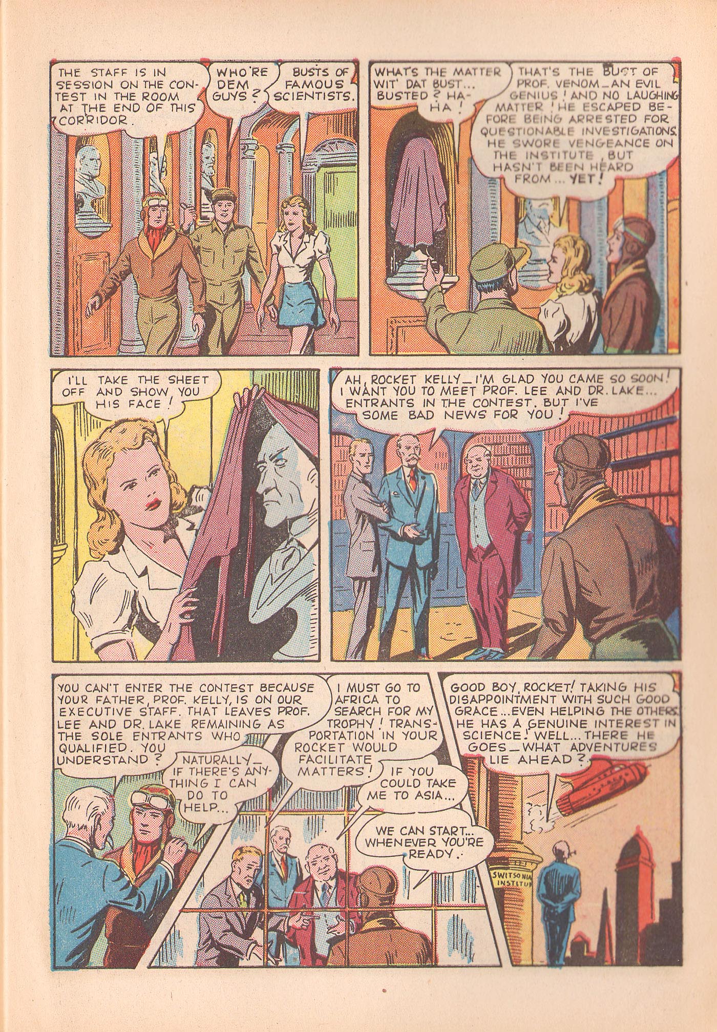 Read online Rocket Kelly (1945) comic -  Issue #2 - 5