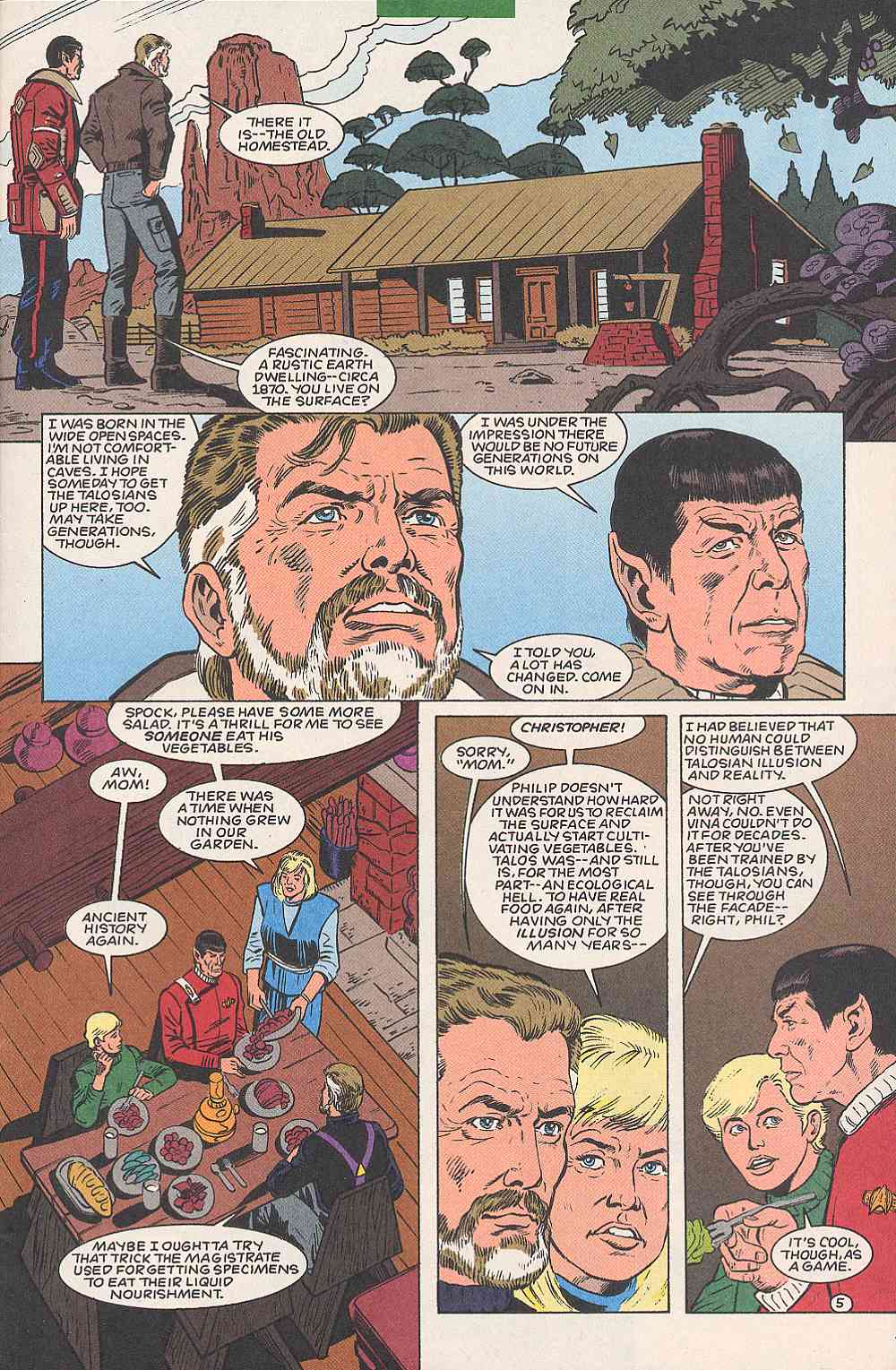 Read online Star Trek (1989) comic -  Issue #61 - 6