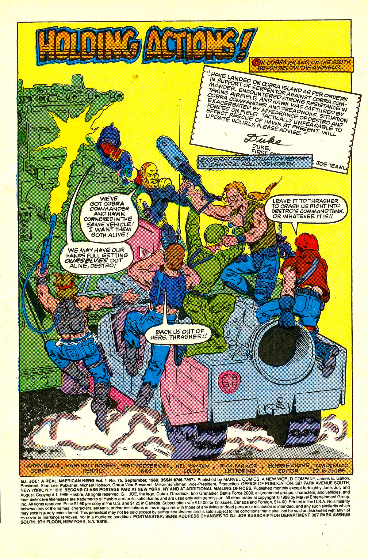 G.I. Joe: A Real American Hero 75 Page 1