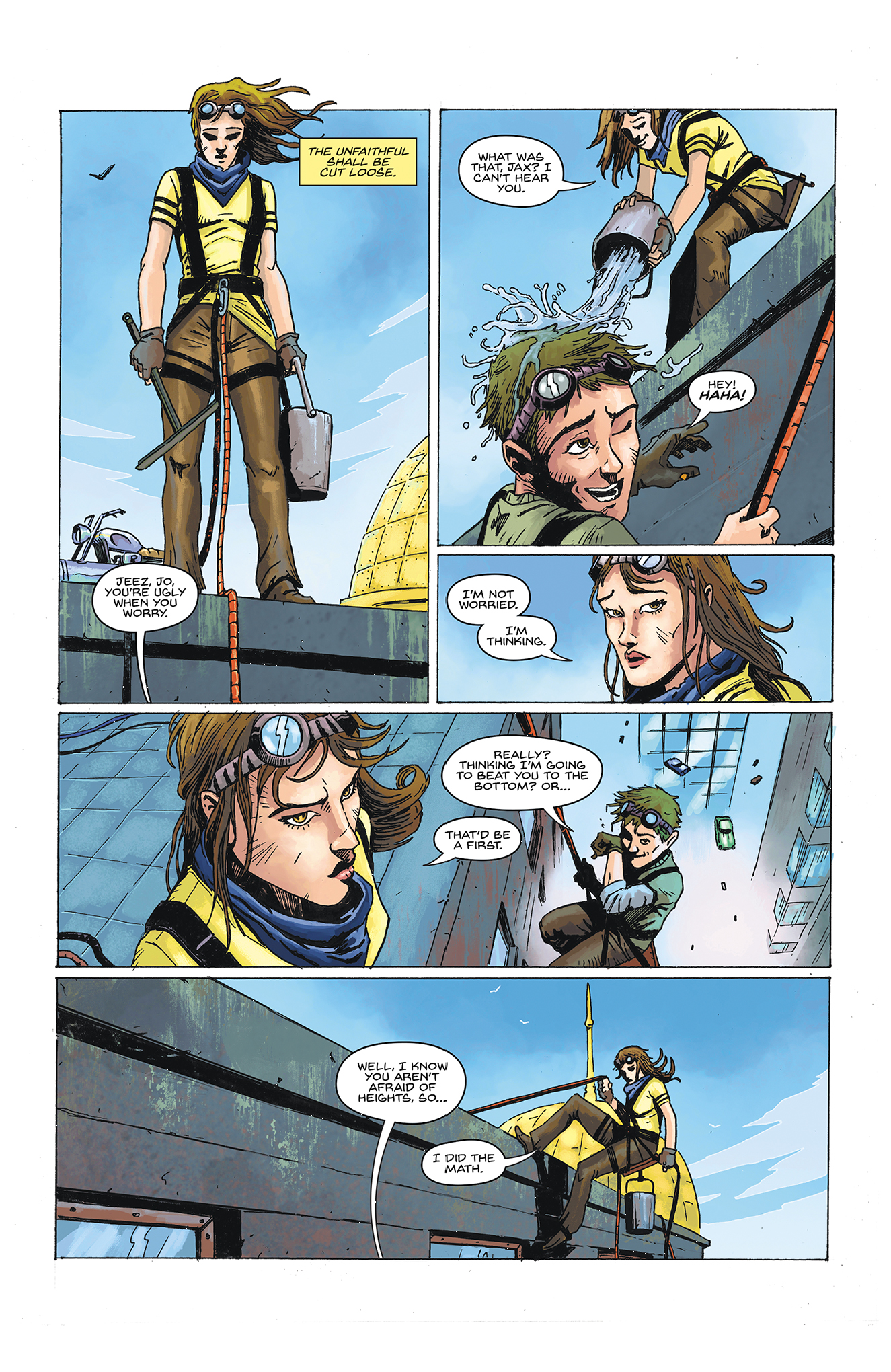 Read online Downcast comic -  Issue #1 - 4