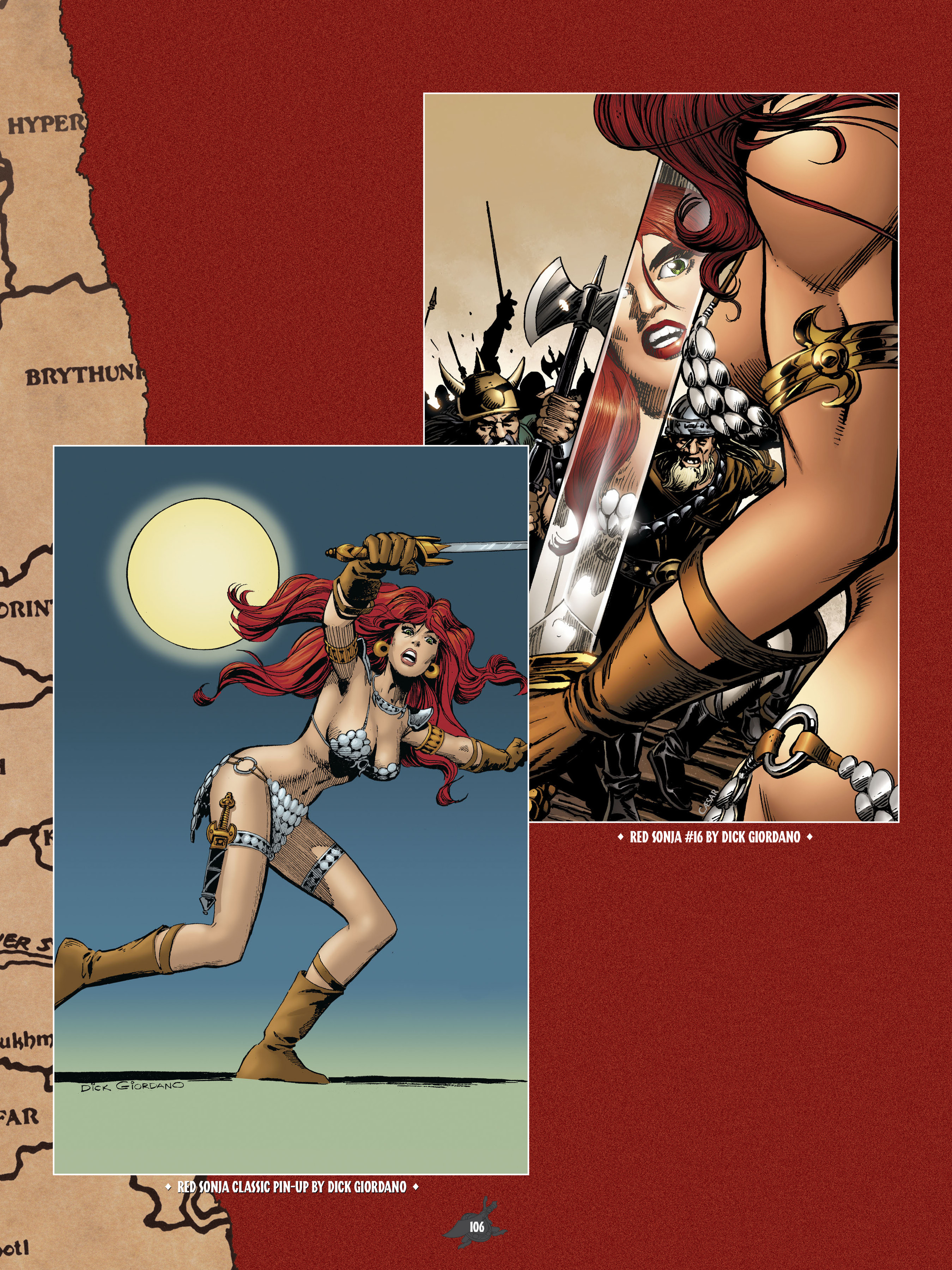 Read online The Art of Red Sonja comic -  Issue # TPB 1 (Part 2) - 5