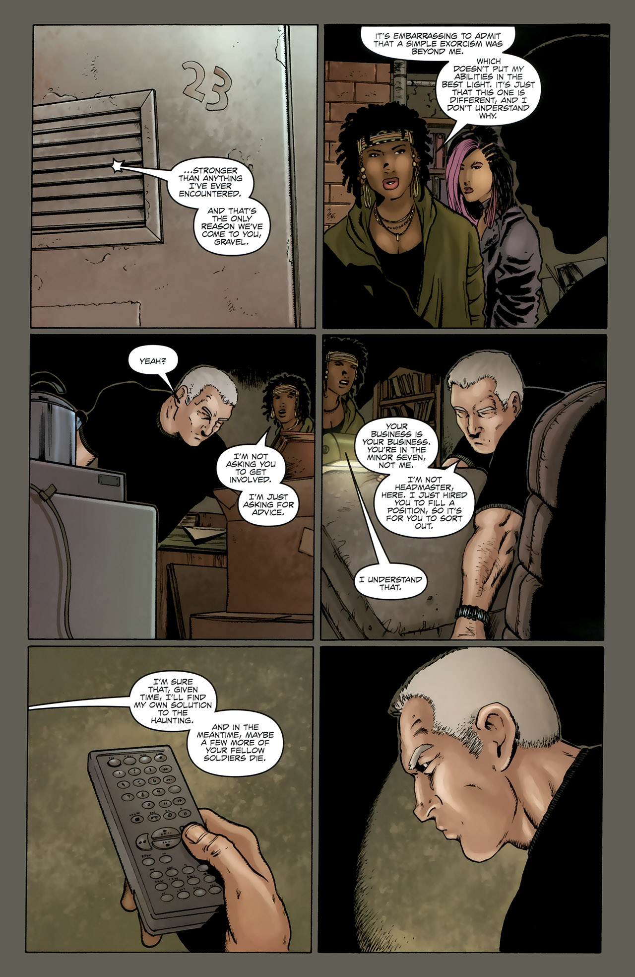 Read online Gravel comic -  Issue #16 - 16