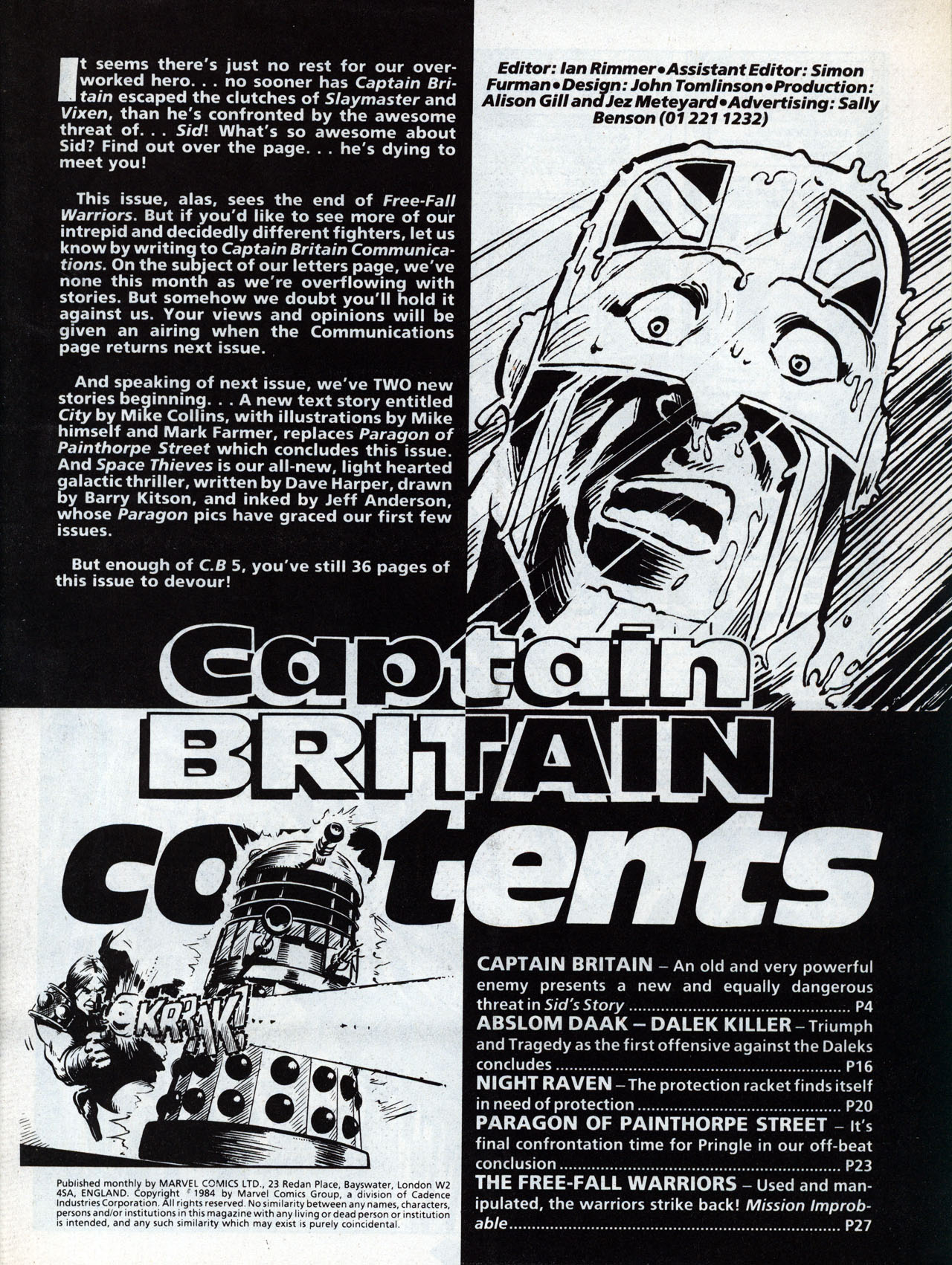 Read online Captain Britain (1985) comic -  Issue #4 - 3
