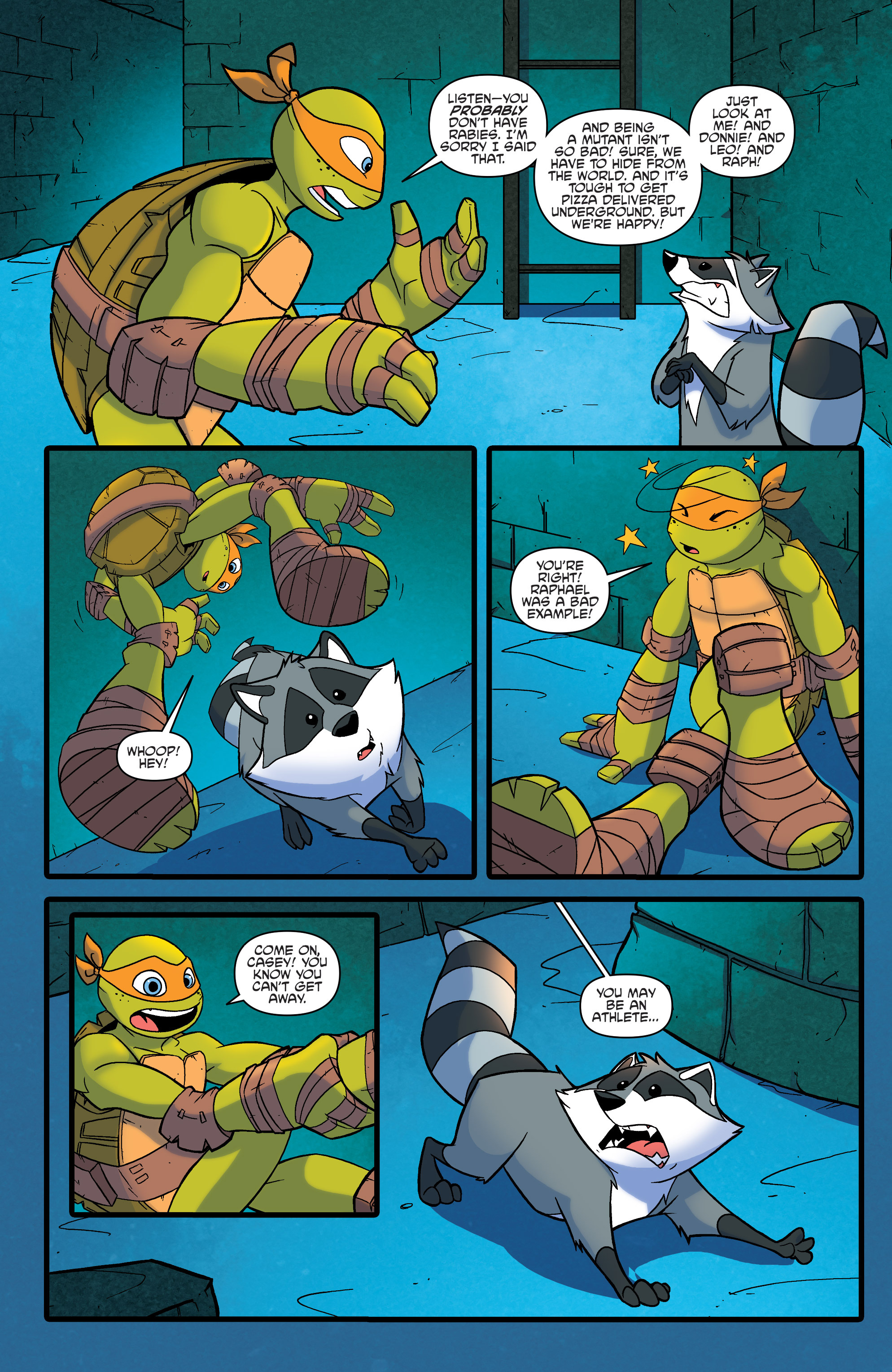 Read online Teenage Mutant Ninja Turtles New Animated Adventures comic -  Issue #17 - 19
