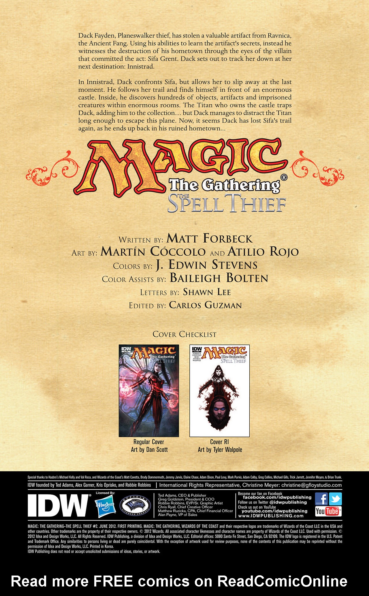 Magic: The Gathering - The Spell Thief Issue #2 #2 - English 2