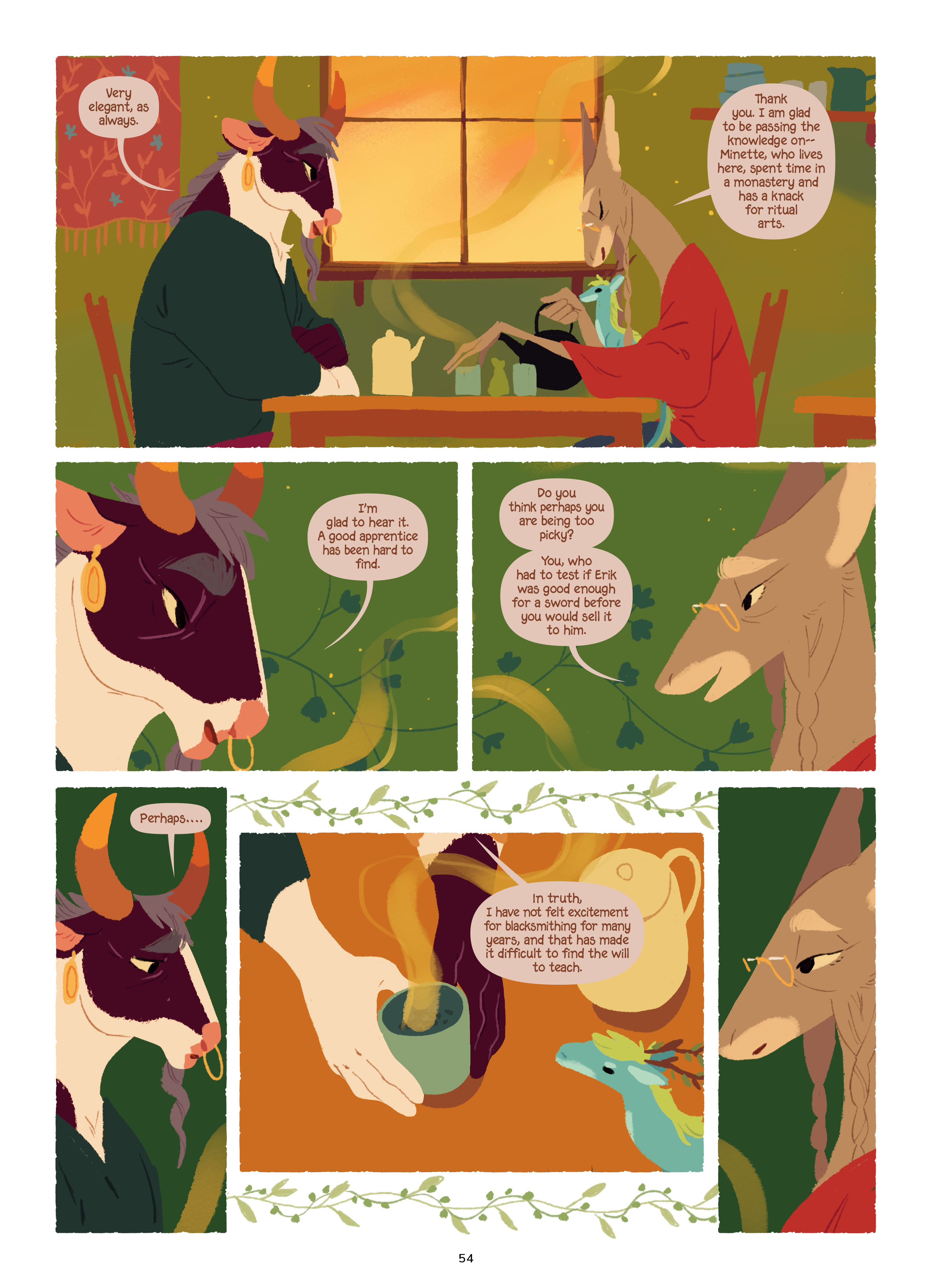 Read online The Tea Dragon Series comic -  Issue # The Tea Dragon Tapestry - 55