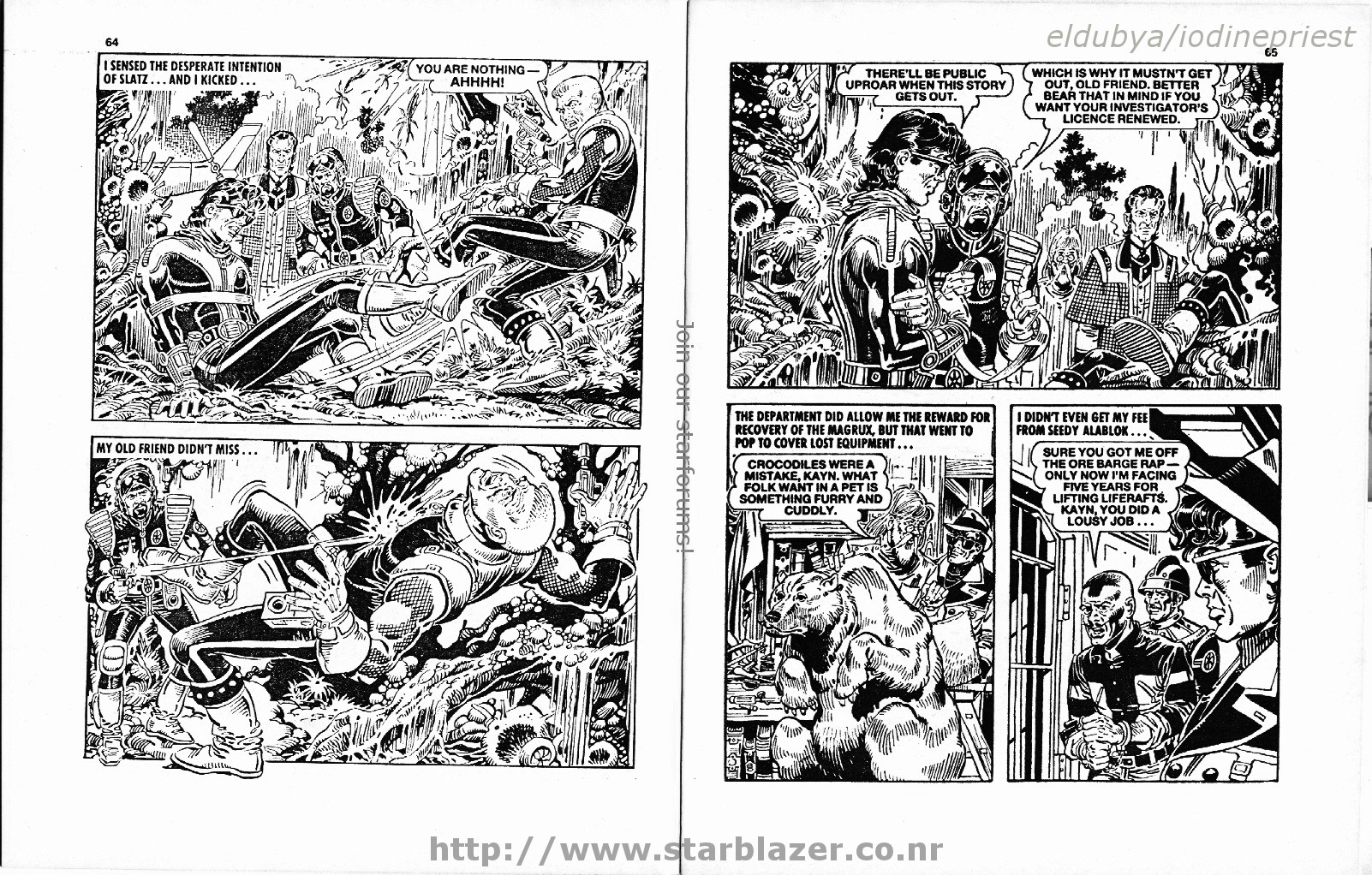 Read online Starblazer comic -  Issue #225 - 34