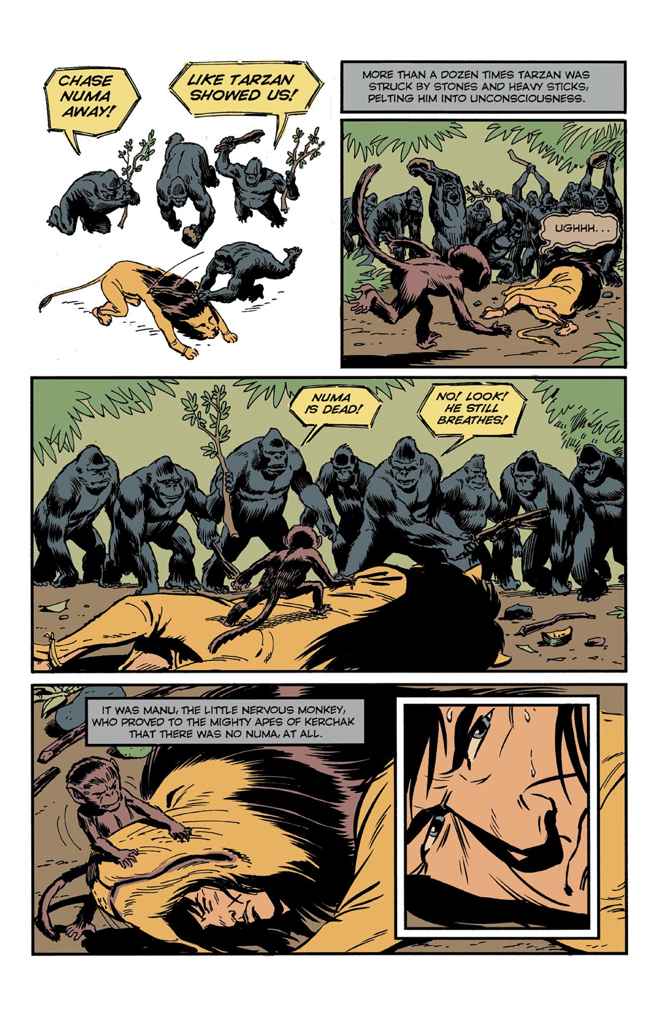 Read online Edgar Rice Burroughs' Jungle Tales of Tarzan comic -  Issue # TPB (Part 2) - 1