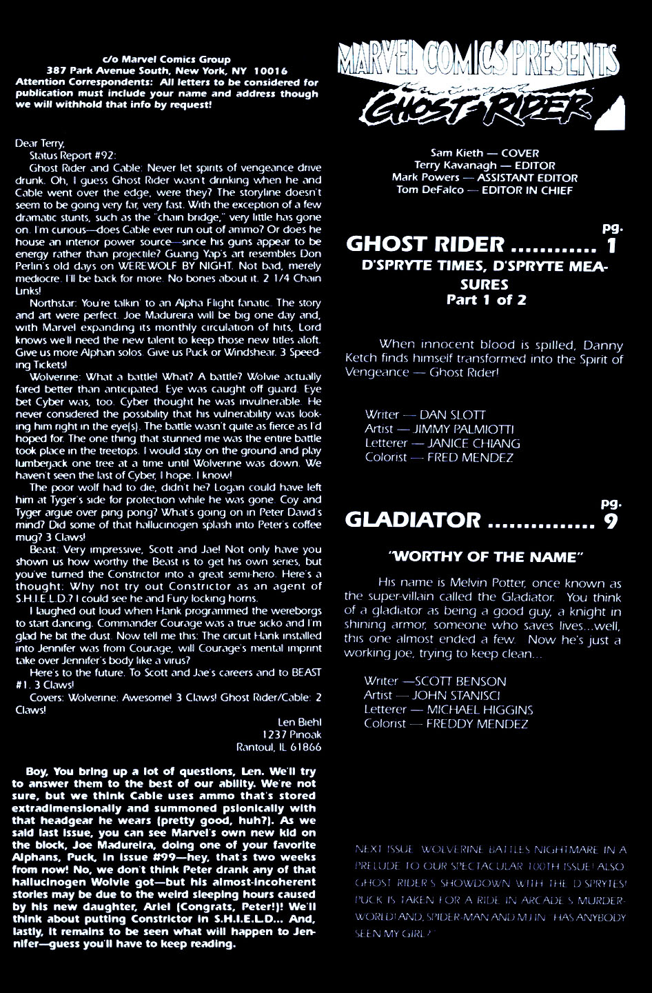 Read online Marvel Comics Presents (1988) comic -  Issue #98 - 20