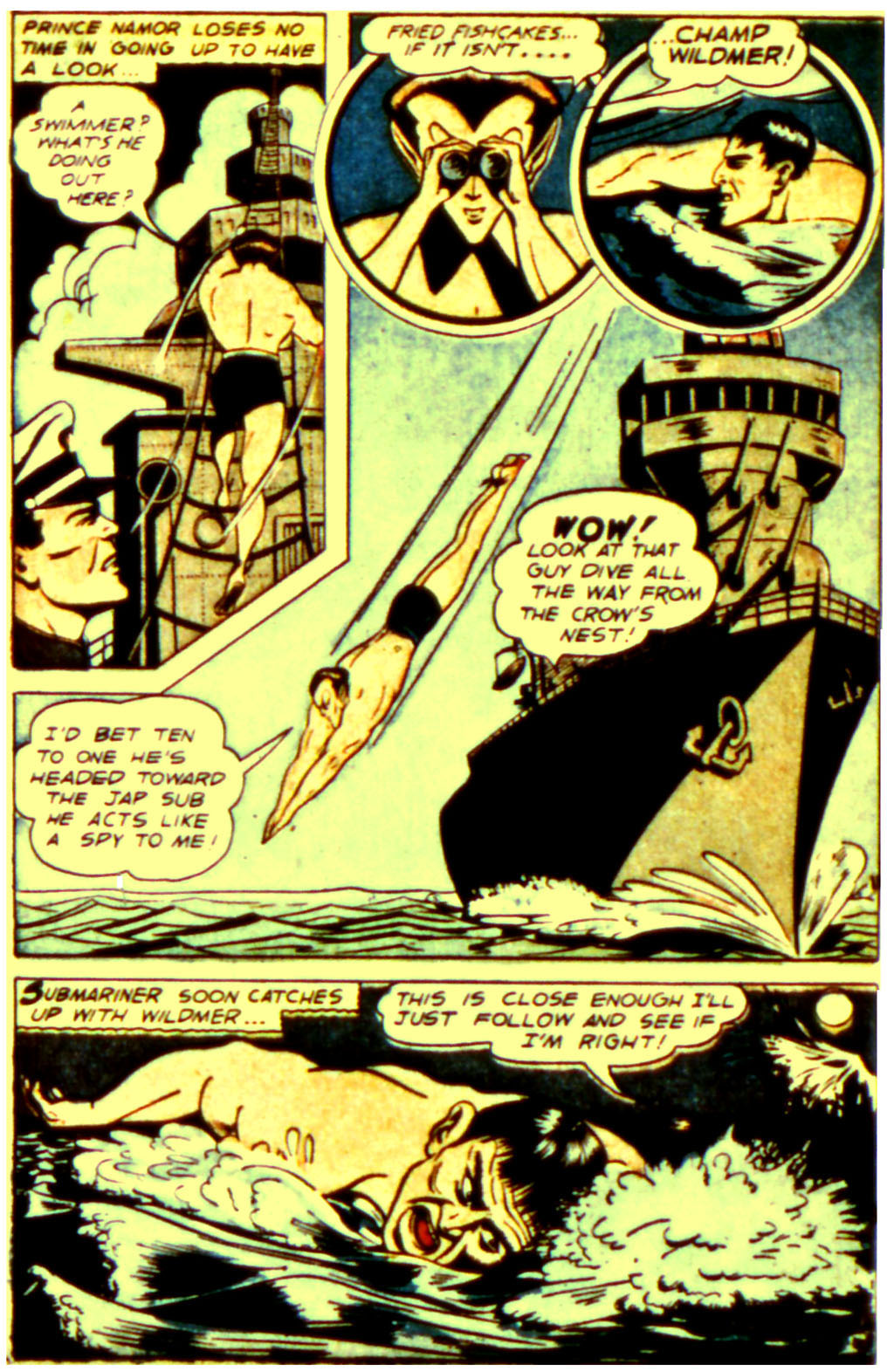 Read online Sub-Mariner Comics comic -  Issue #12 - 10