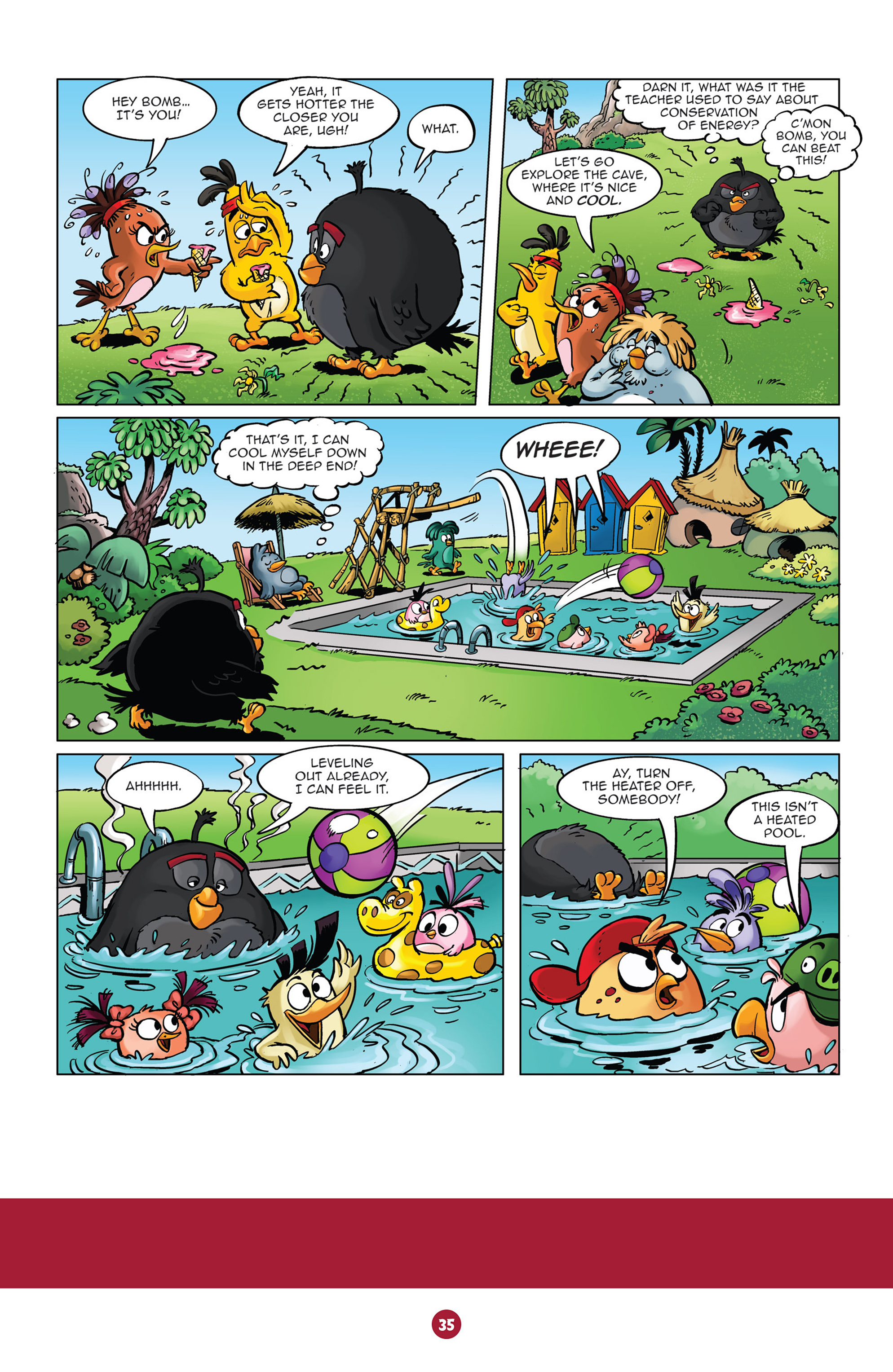 Read online Angry Birds: Big Movie Eggstravaganza comic -  Issue # Full - 38