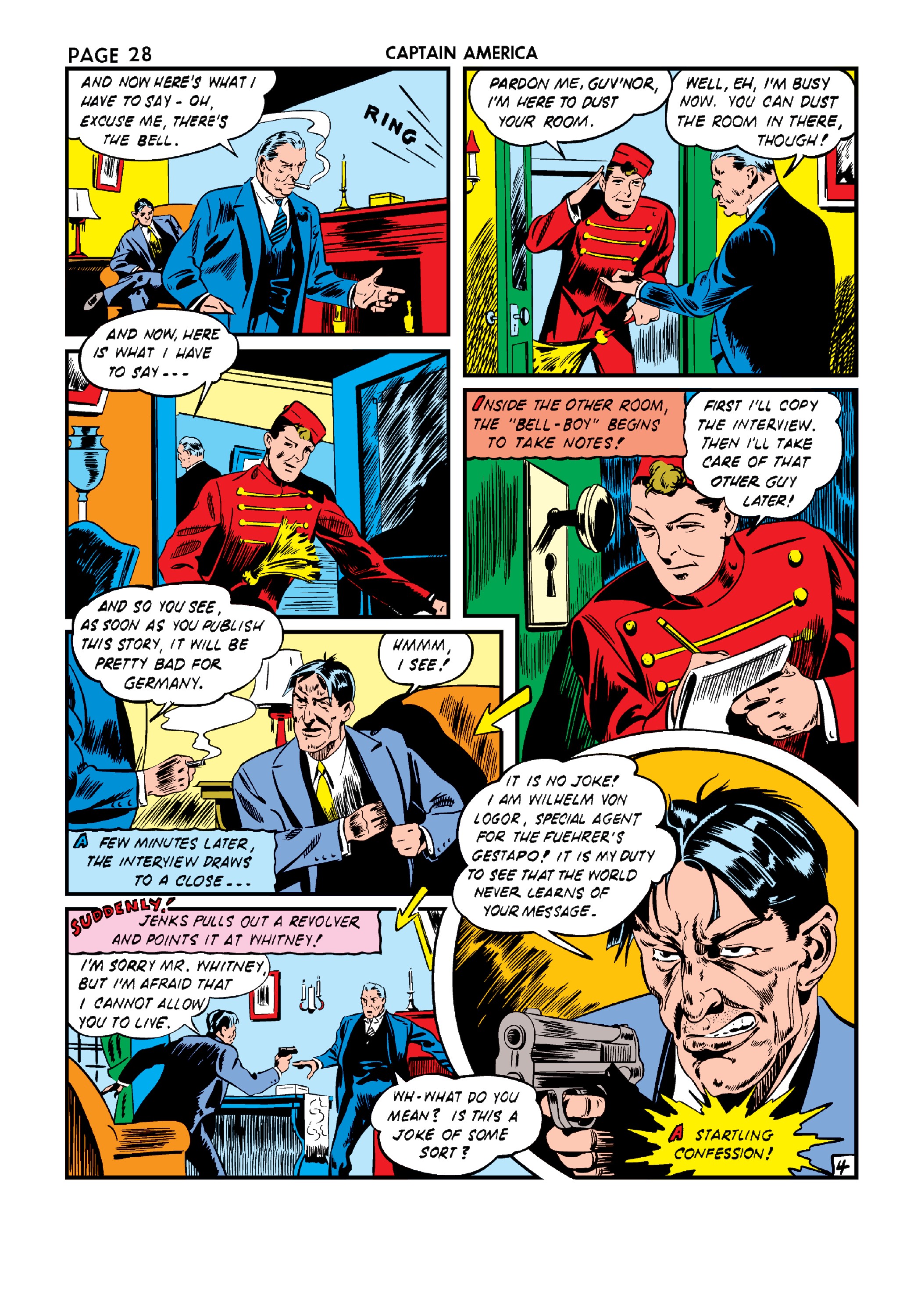 Read online Marvel Masterworks: Golden Age Captain America comic -  Issue # TPB 3 (Part 2) - 4