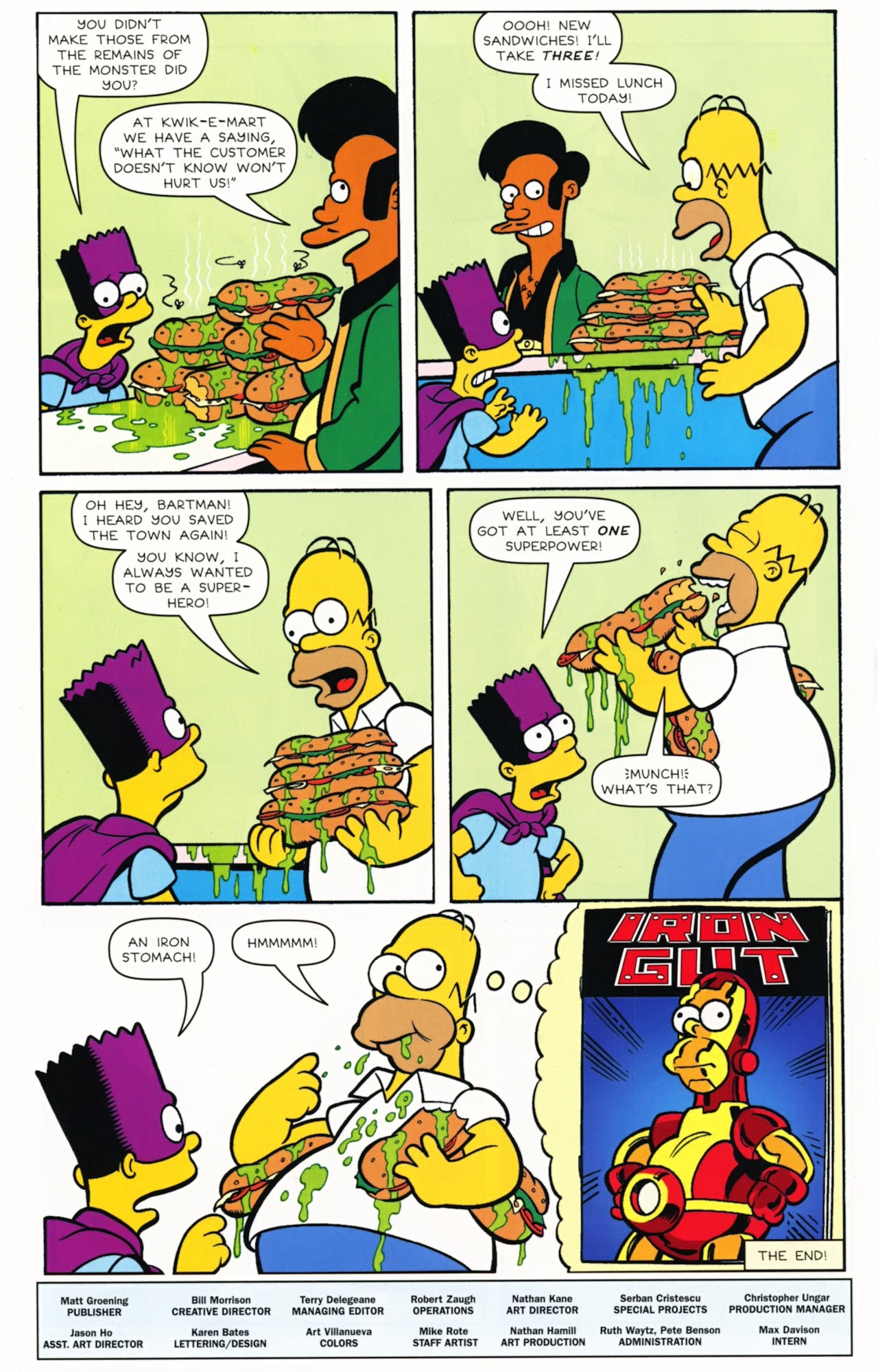 Read online Bongo Comics Presents Simpsons Super Spectacular comic -  Issue #12 - 32