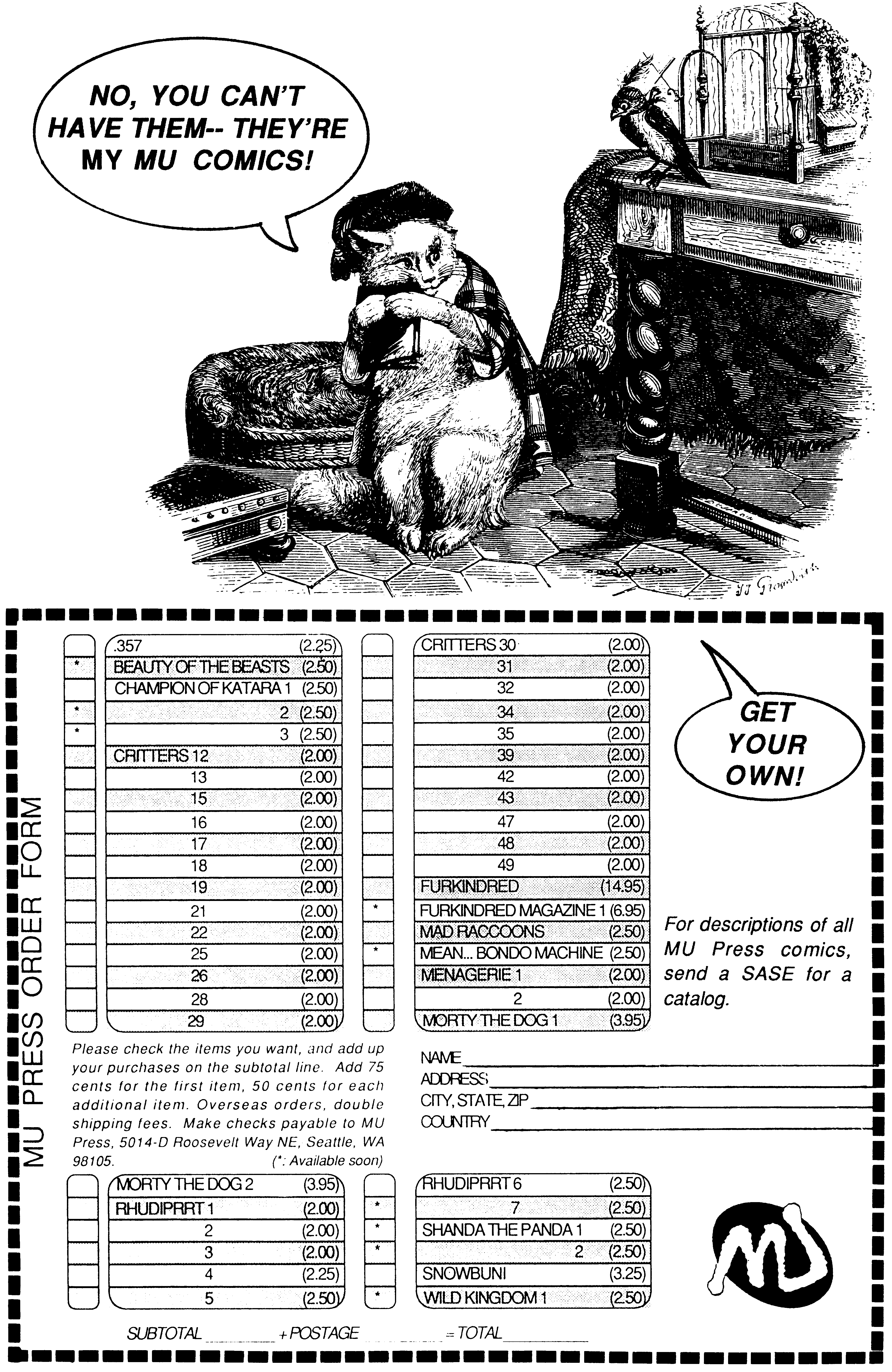 Read online ZU (1995) comic -  Issue #0 - 53