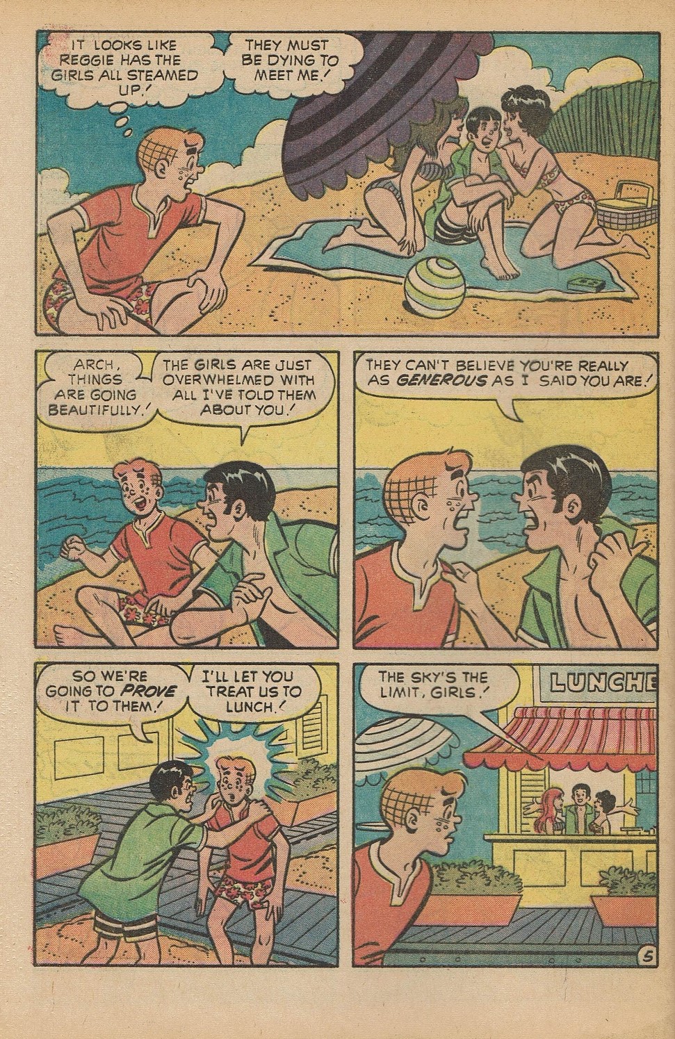 Read online Reggie and Me (1966) comic -  Issue #57 - 31