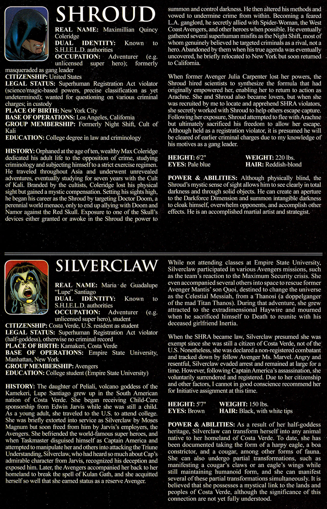 Read online Civil War: Battle Damage Report comic -  Issue # Full - 50