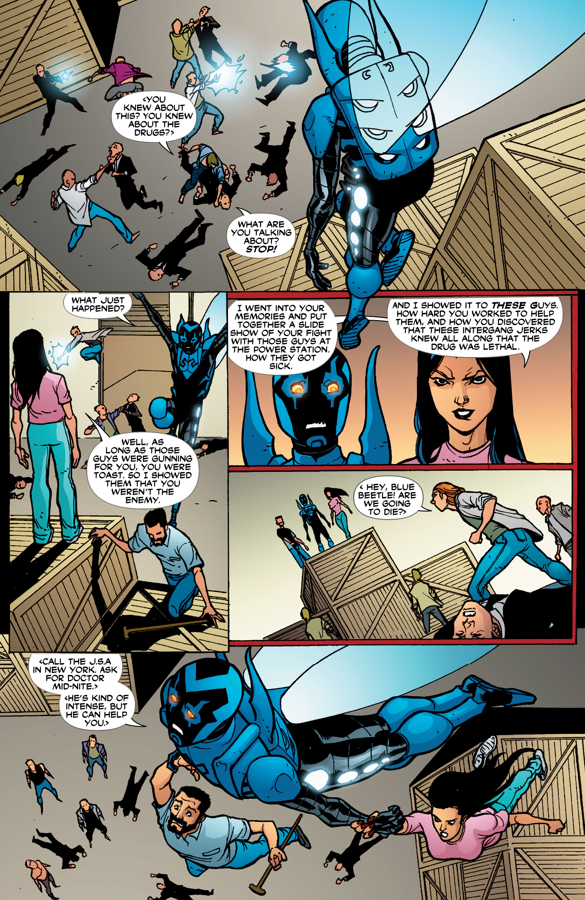 Read online Blue Beetle (2006) comic -  Issue #32 - 22
