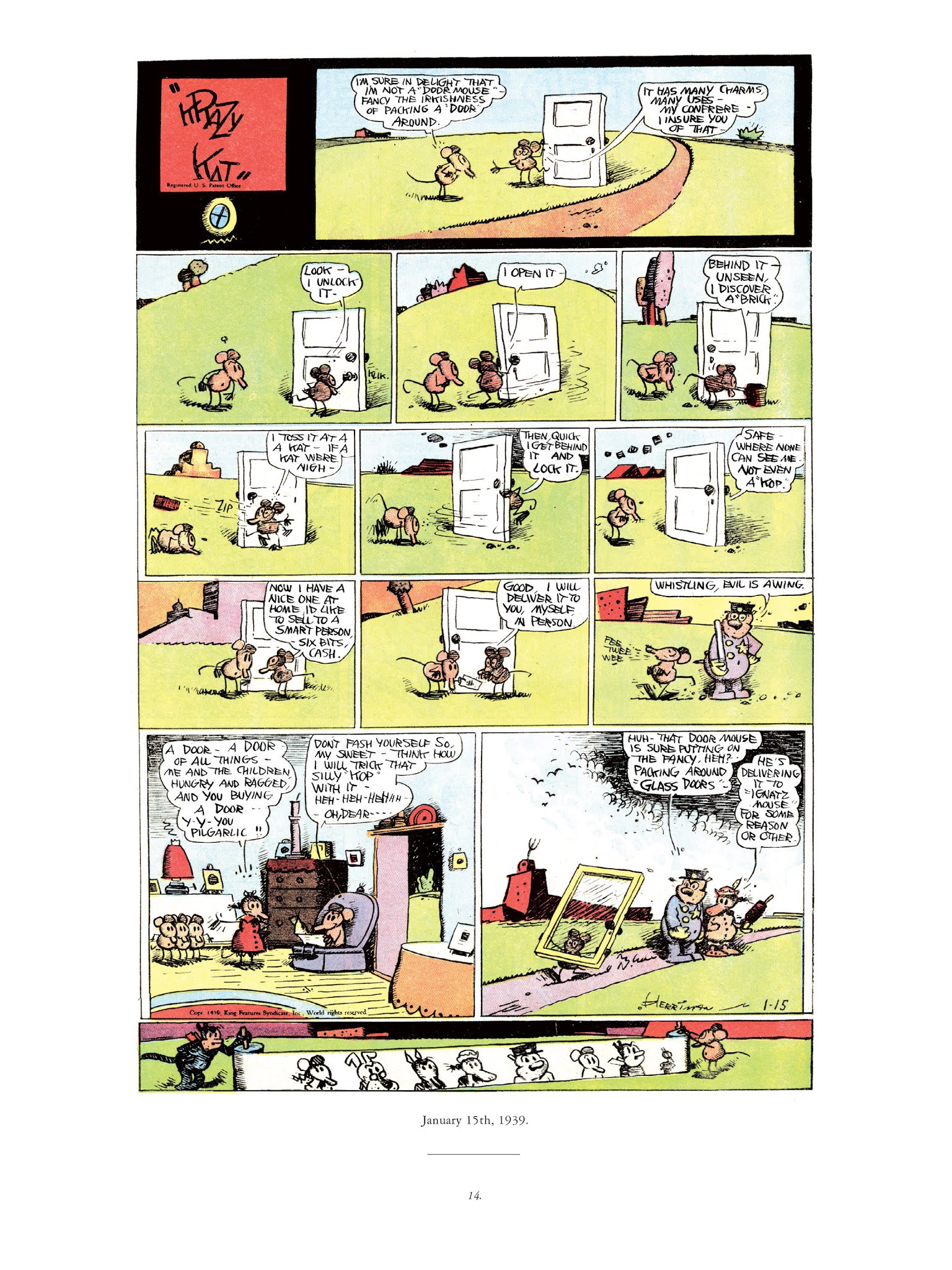Read online Krazy & Ignatz comic -  Issue # TPB 11 - 14