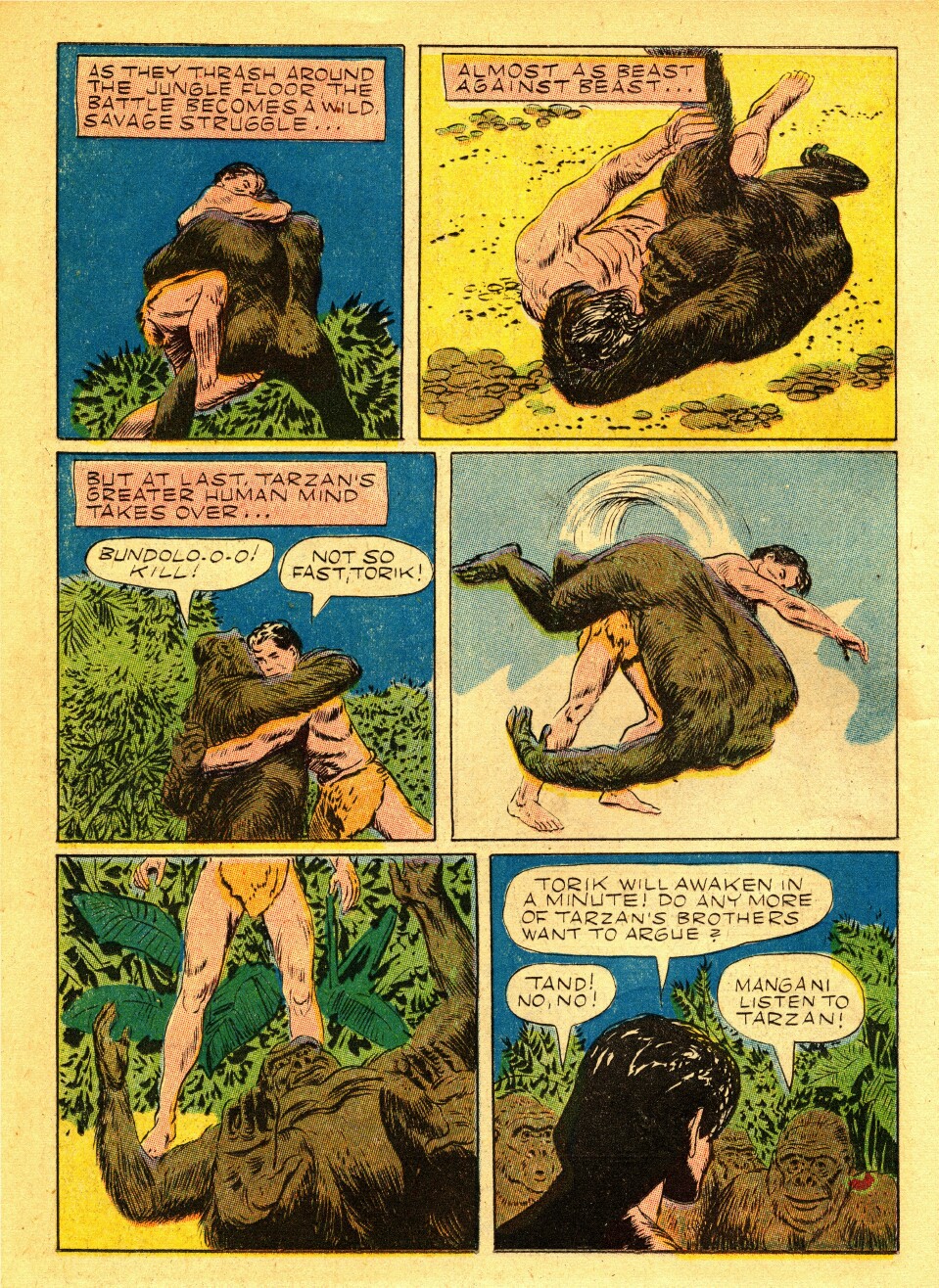 Read online Tarzan (1948) comic -  Issue #37 - 10