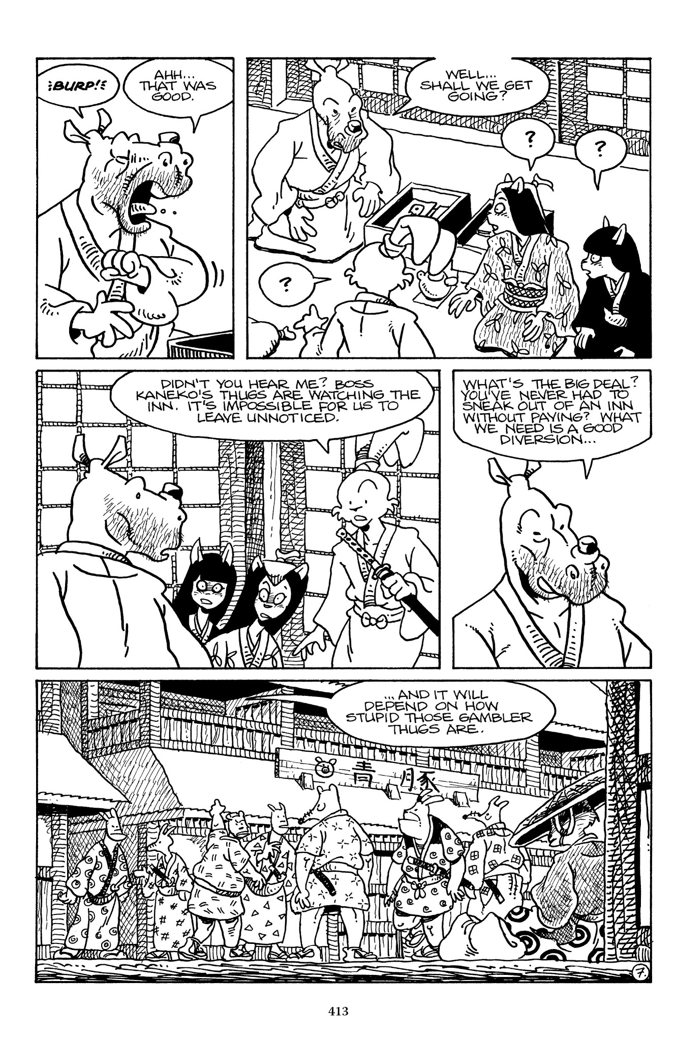 Read online The Usagi Yojimbo Saga comic -  Issue # TPB 6 - 411