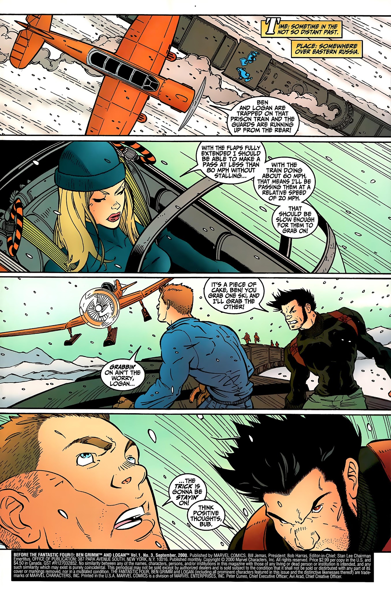 Read online Before the Fantastic Four: Ben Grimm and Logan comic -  Issue #3 - 2