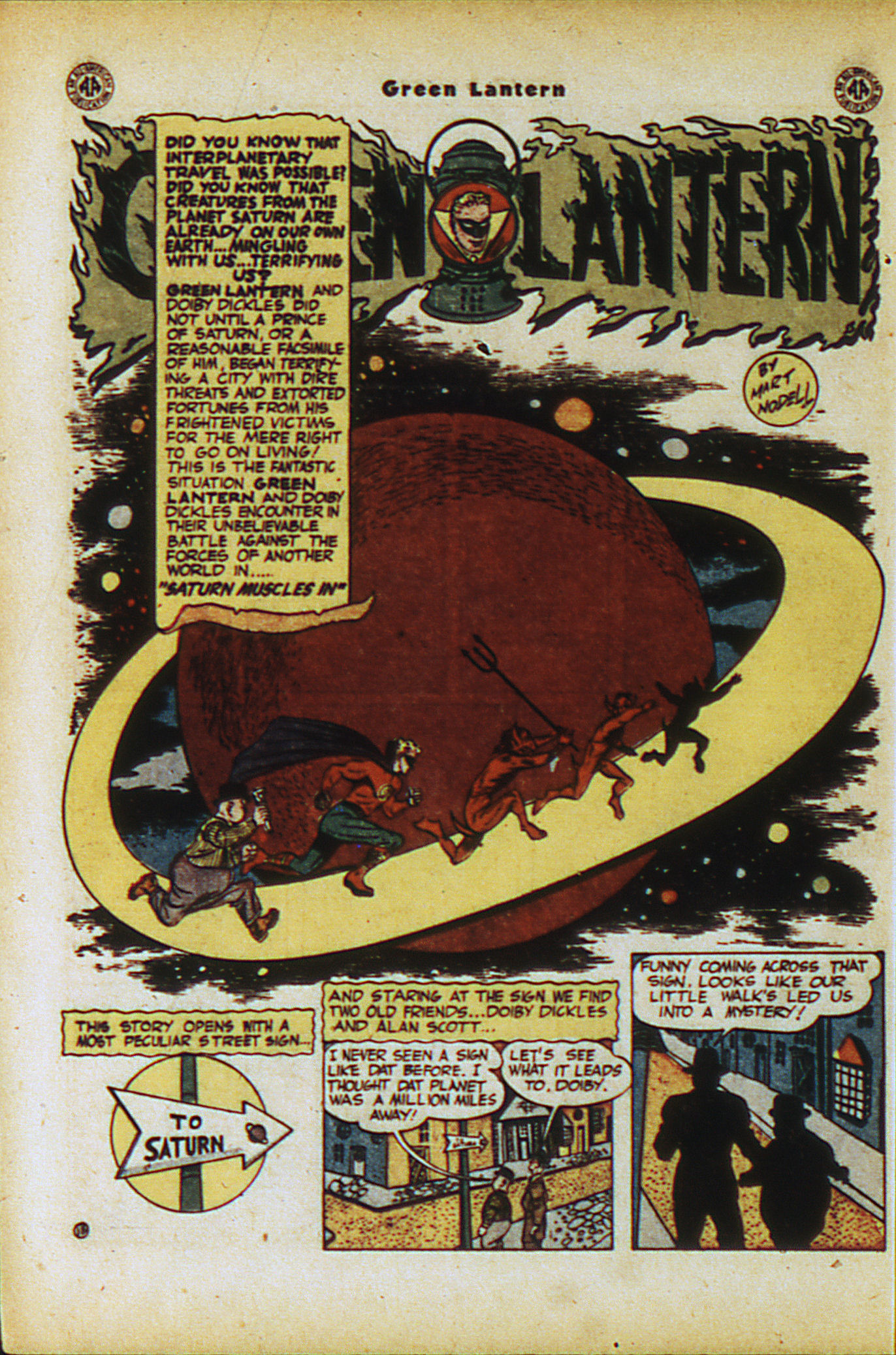 Read online Green Lantern (1941) comic -  Issue #17 - 19