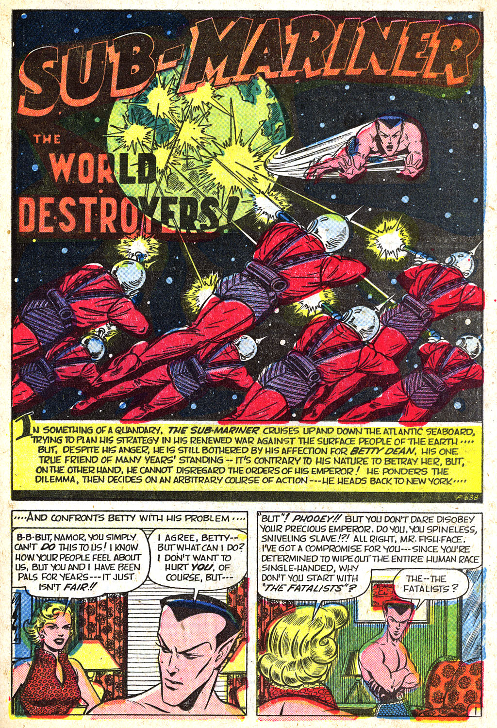 Read online Sub-Mariner Comics comic -  Issue #38 - 26