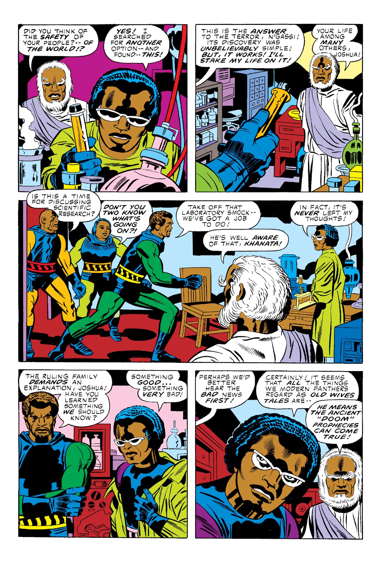 Read online Marvel Masterworks: The Black Panther comic -  Issue # TPB 2 - 173