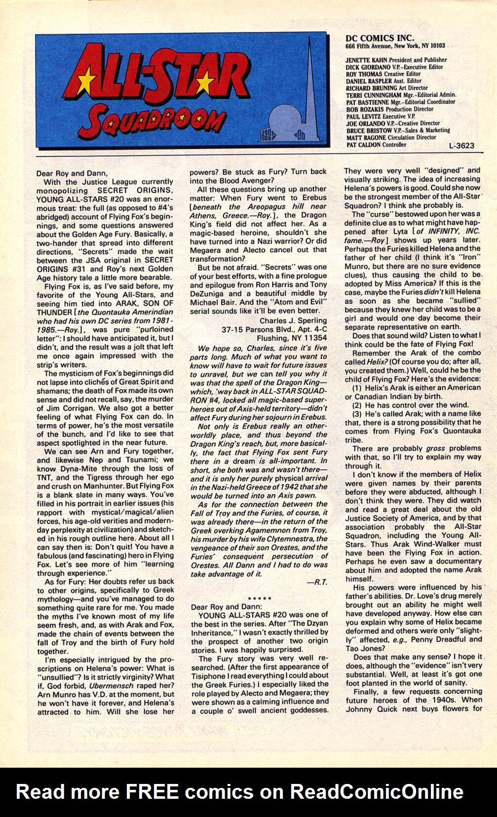 Read online Young All-Stars comic -  Issue #25 - 28