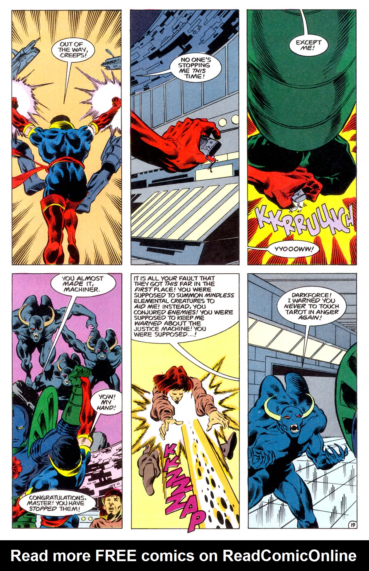 Read online Justice Machine featuring The Elementals comic -  Issue #4 - 21