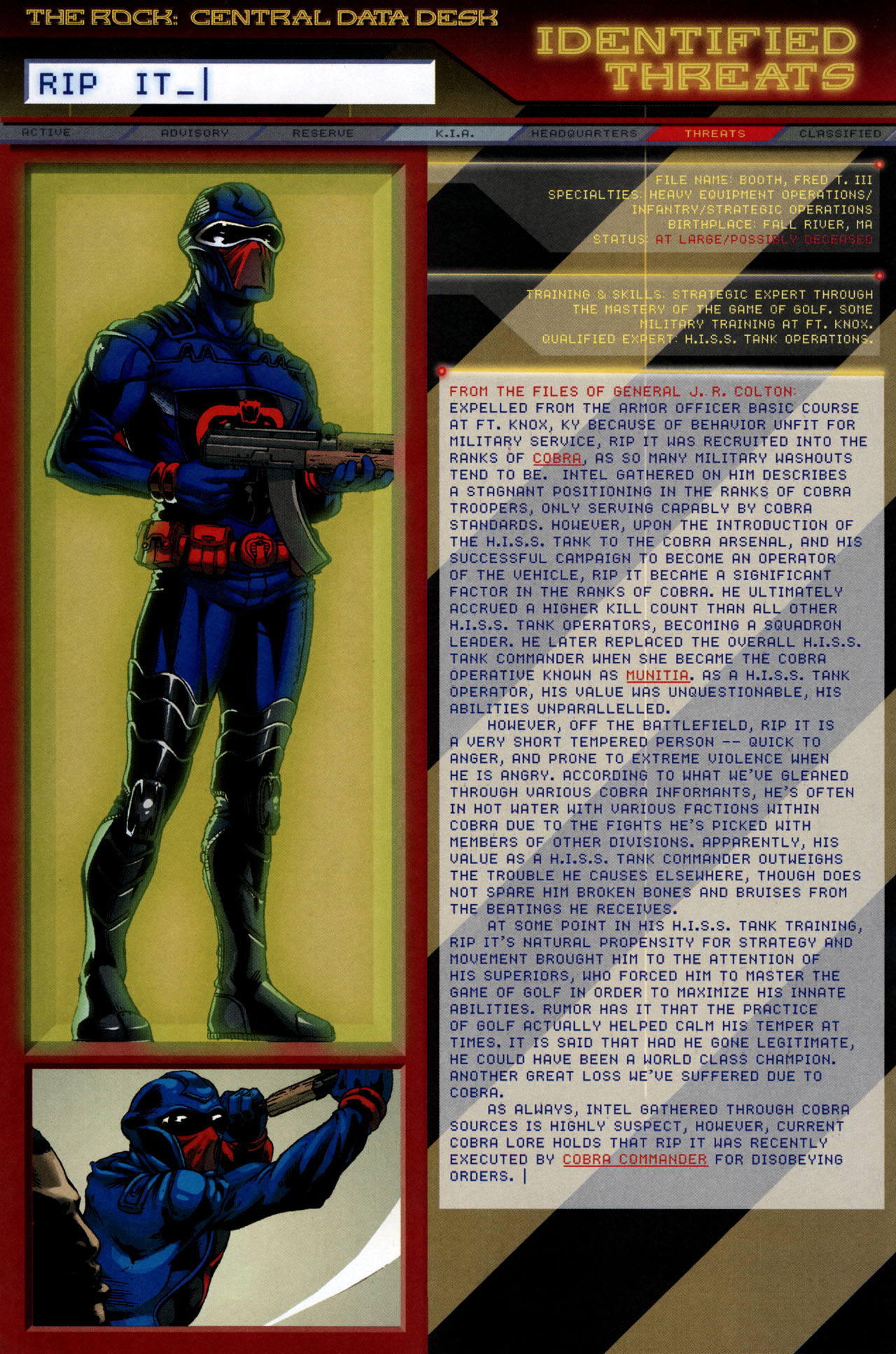 Read online G.I. Joe: Data Desk Handbook comic -  Issue #3 - 6