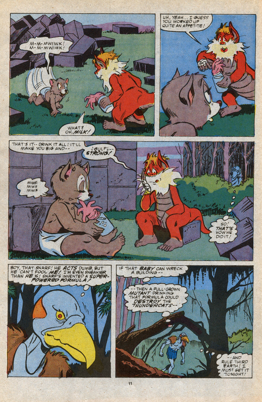 Read online ThunderCats (1985) comic -  Issue #21 - 16