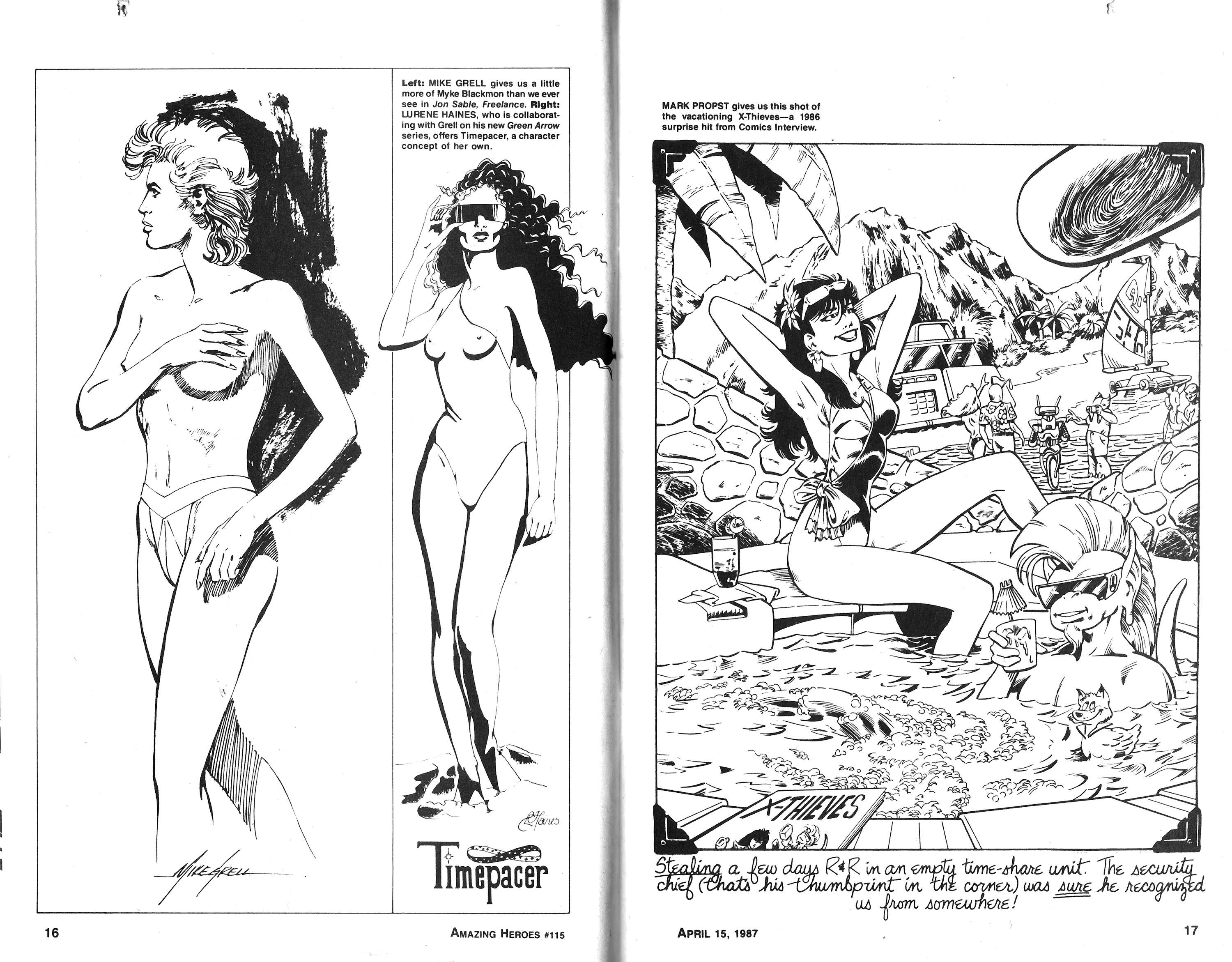 Read online Amazing Heroes comic -  Issue #115 - 9