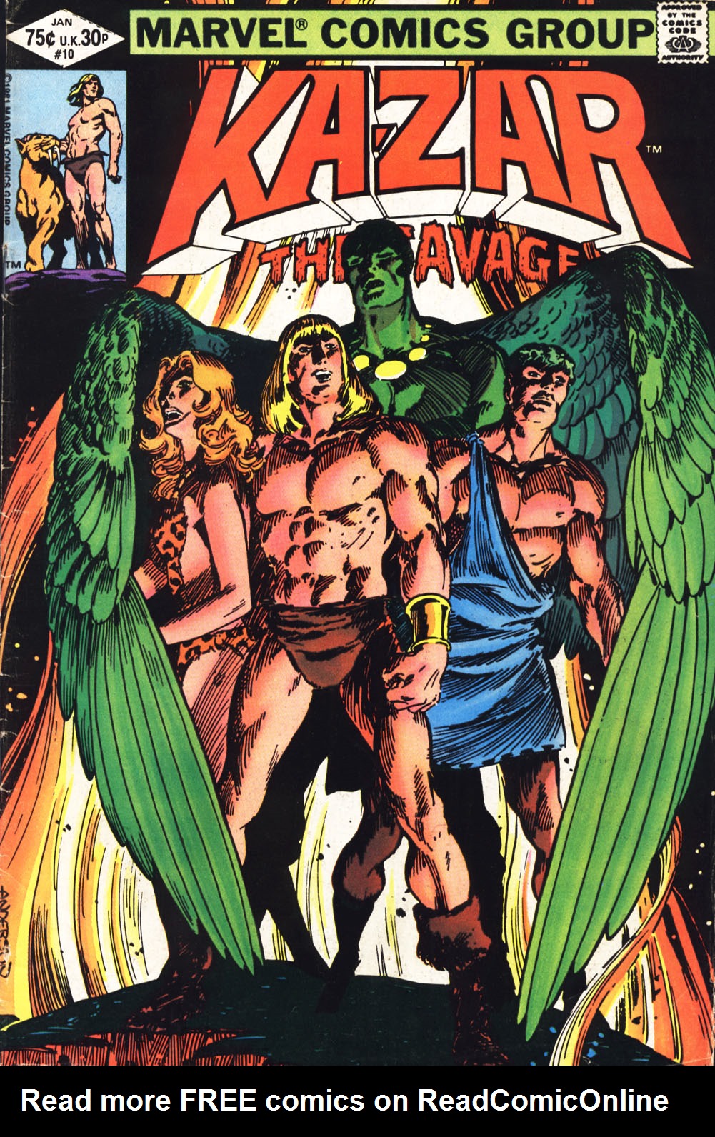 Read online Ka-Zar the Savage comic -  Issue #10 - 1