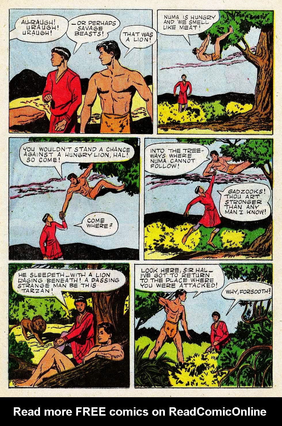 Read online Tarzan (1948) comic -  Issue #13 - 9