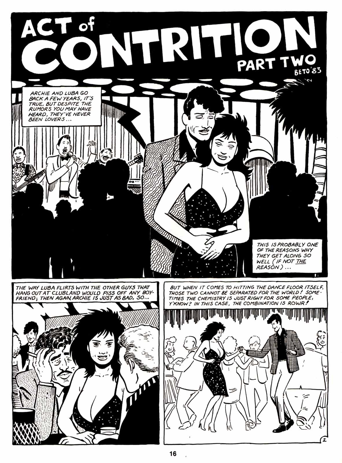 Read online Love and Rockets (1982) comic -  Issue #6 - 18