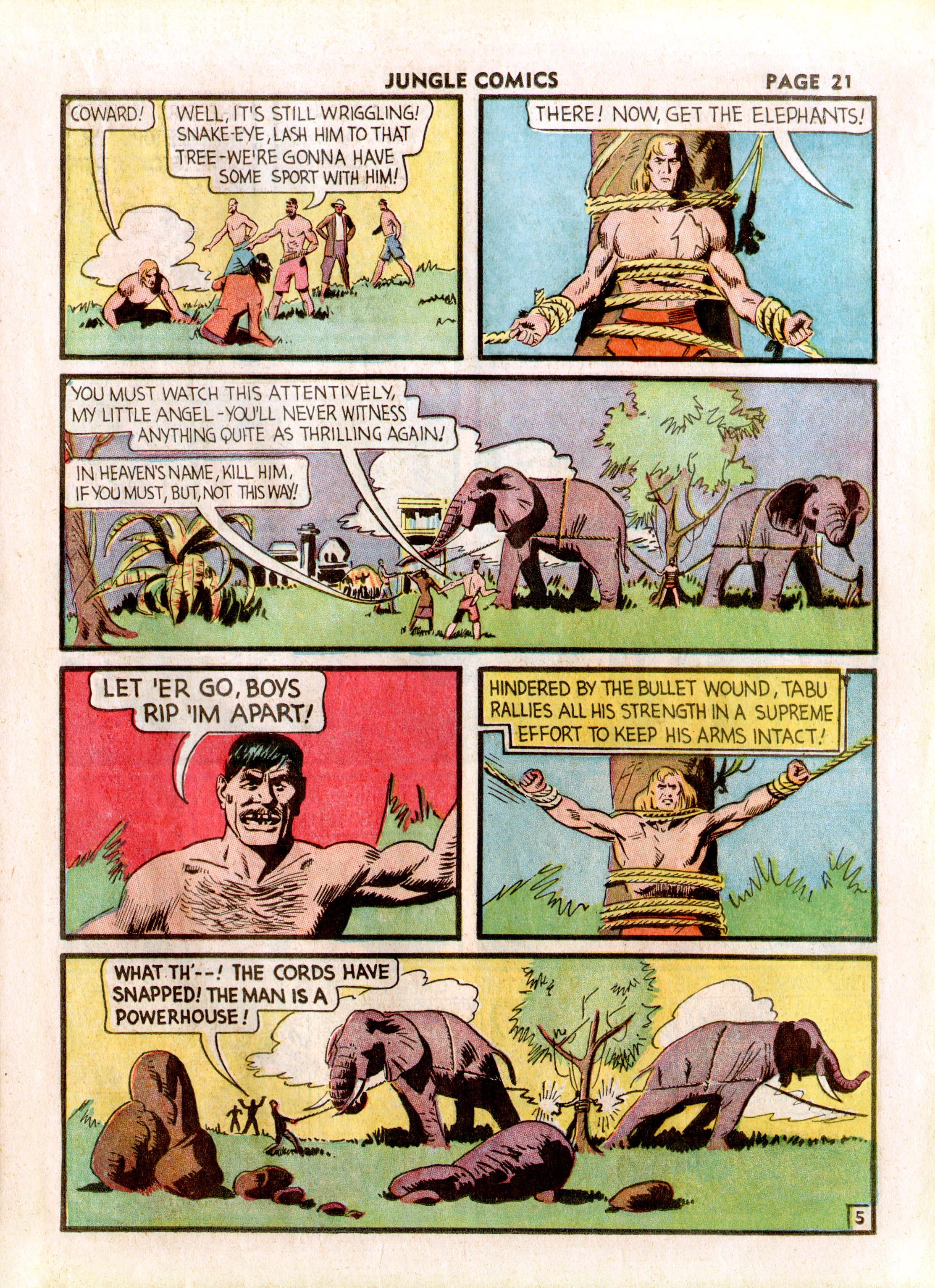 Read online Jungle Comics comic -  Issue #3 - 23