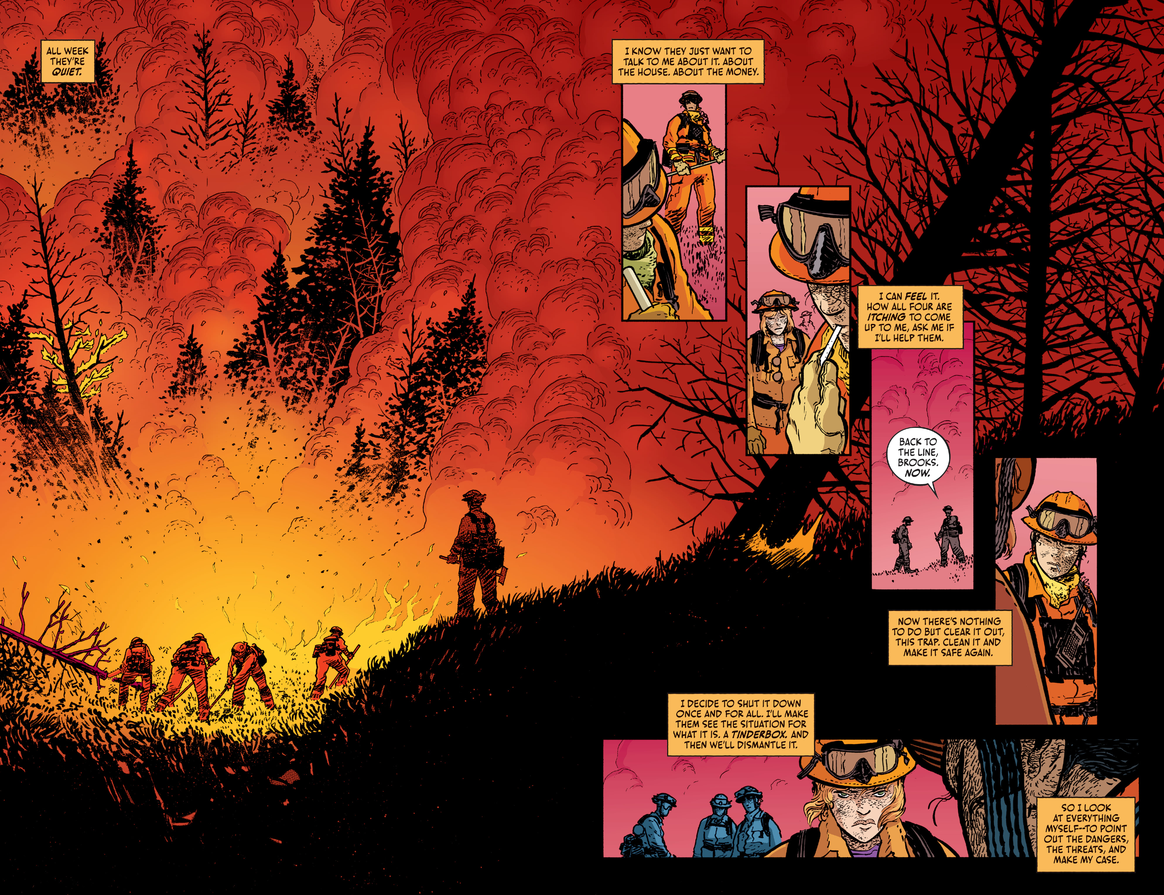 Read online Dark Spaces: Wildfire comic -  Issue #1 - 24