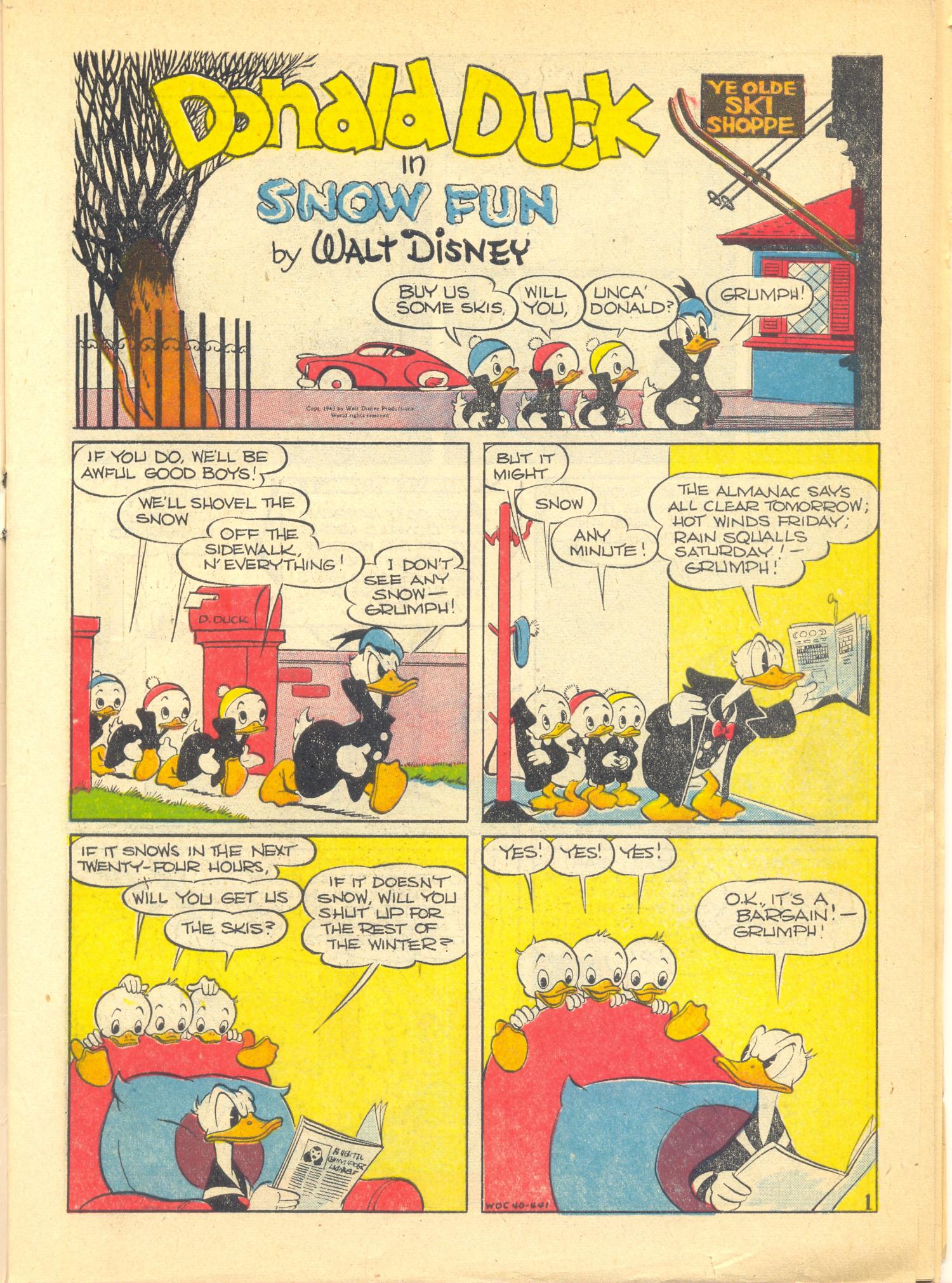 Read online Walt Disney's Comics and Stories comic -  Issue #40 - 3