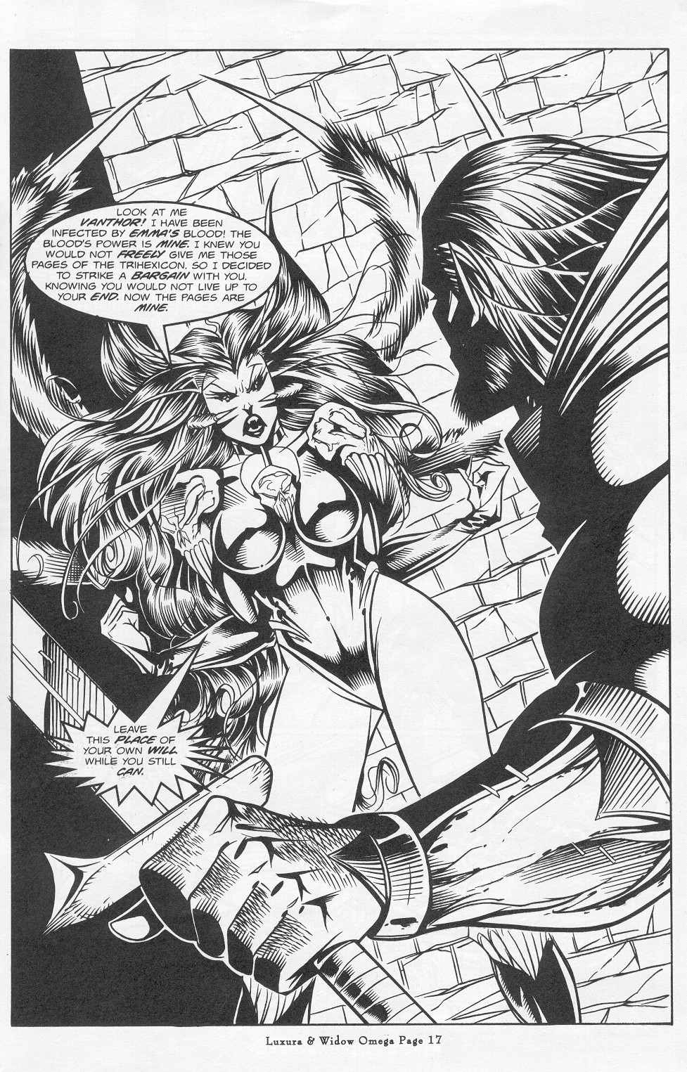 Read online Luxura & Widow Blood Lust Omega comic -  Issue # Full - 19