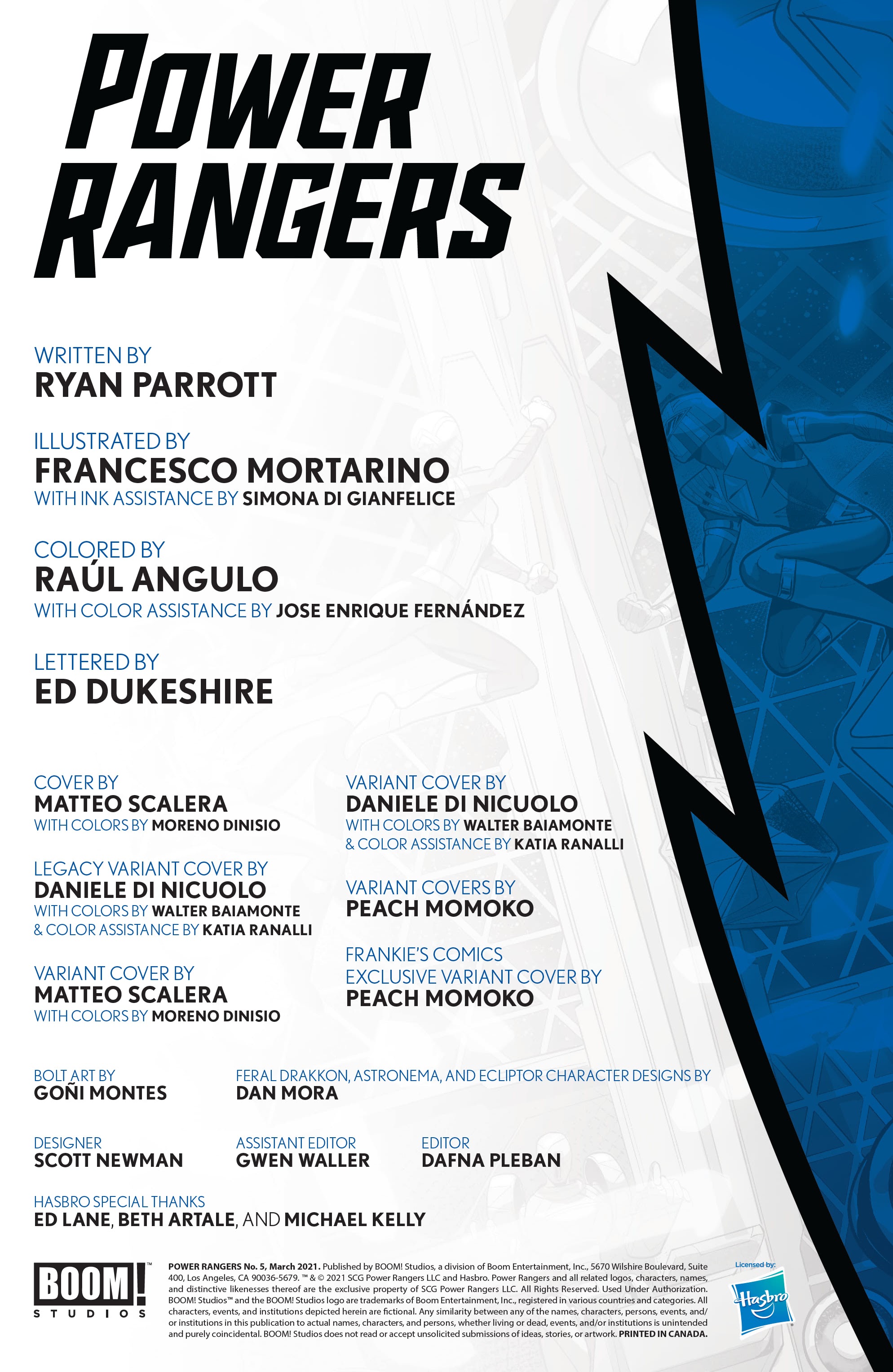 Read online Power Rangers comic -  Issue #5 - 2