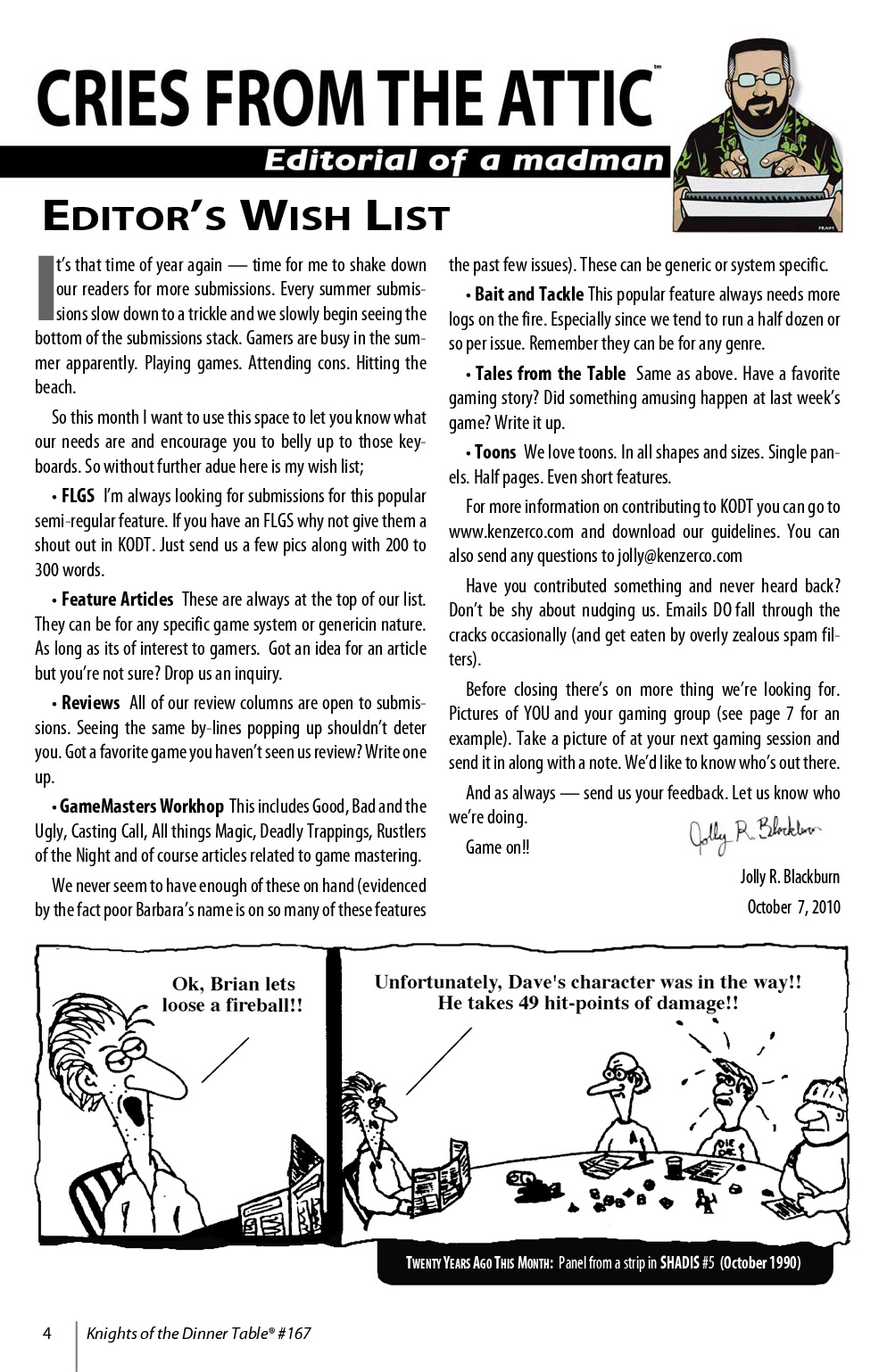 Read online Knights of the Dinner Table comic -  Issue #168 - 6