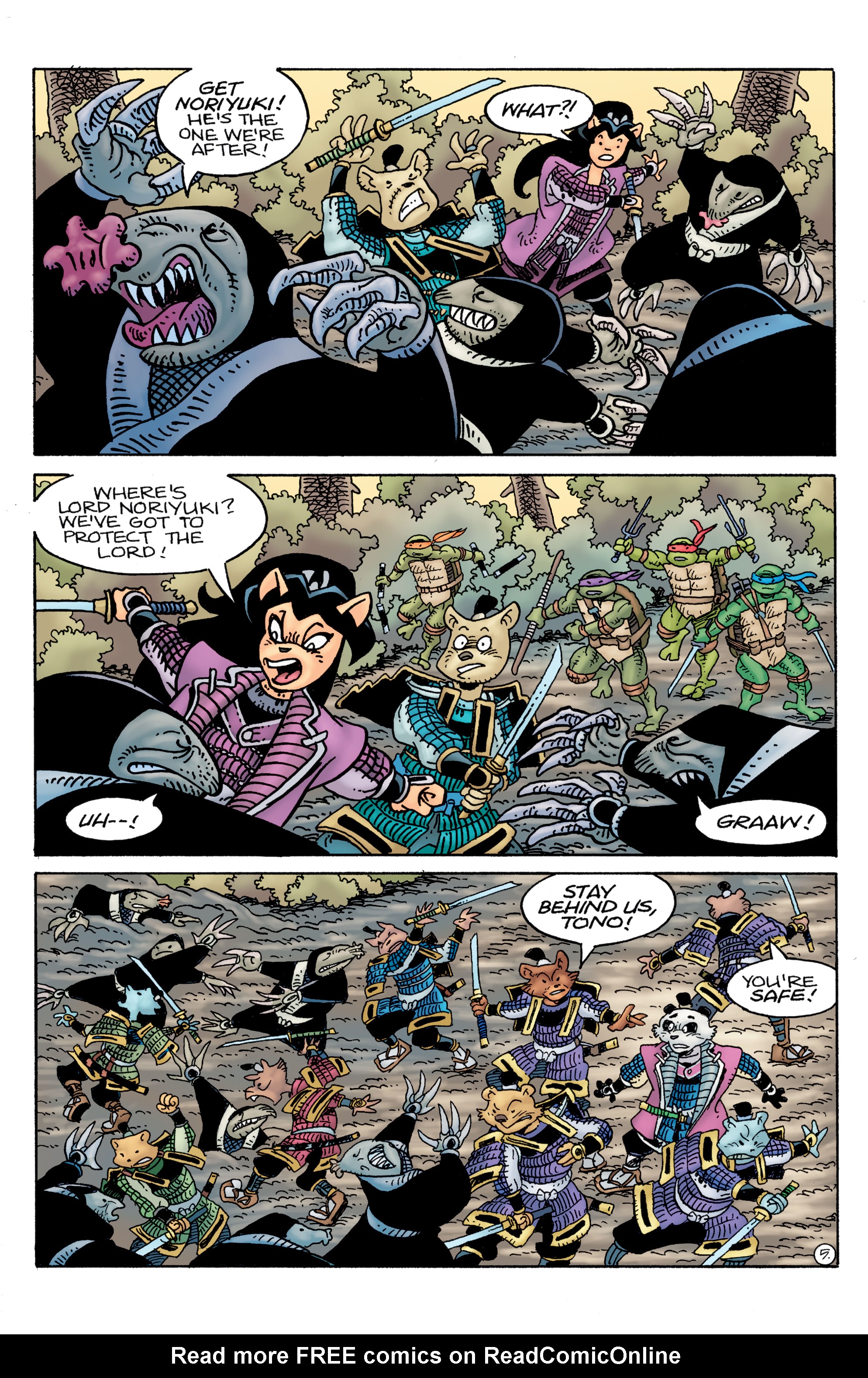 Read online Teenage Mutant Ninja Turtles/Usagi Yojimbo: WhereWhen comic -  Issue #3 - 7