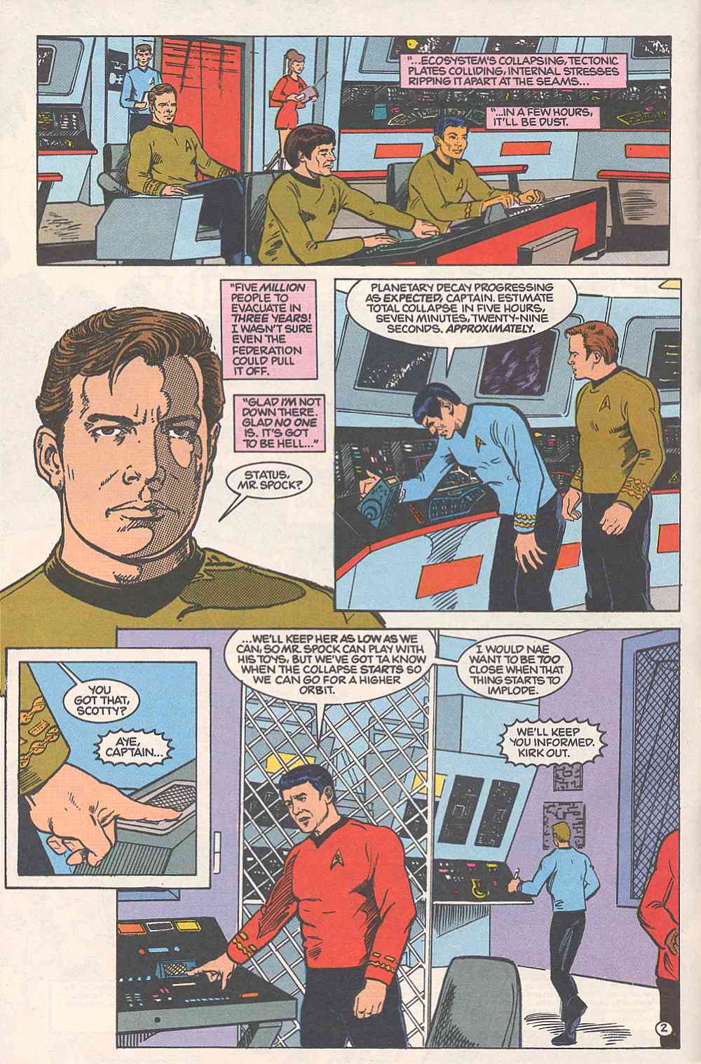 Read online Star Trek (1989) comic -  Issue #16 - 3