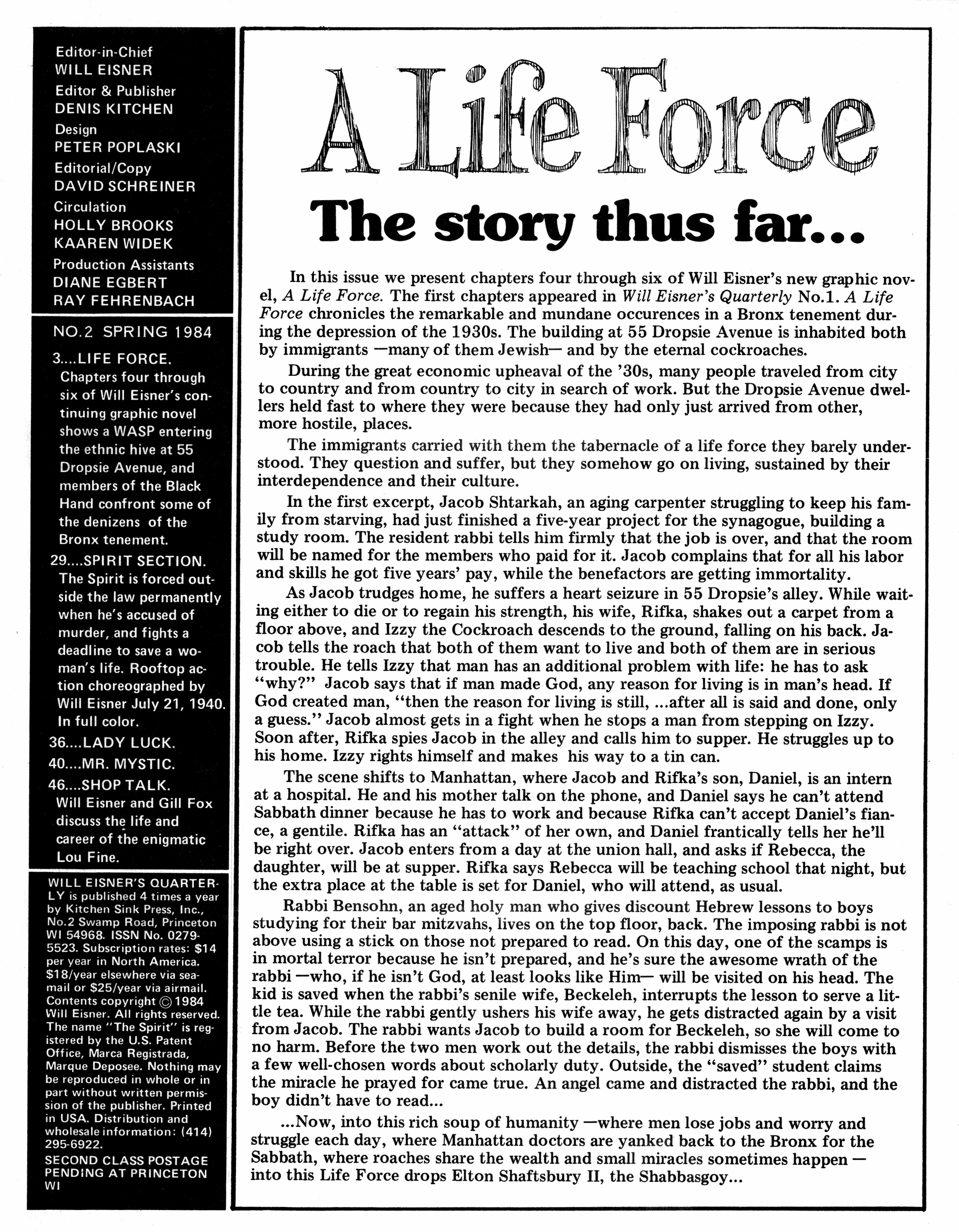 Read online Will Eisner's Quarterly comic -  Issue #2 - 3