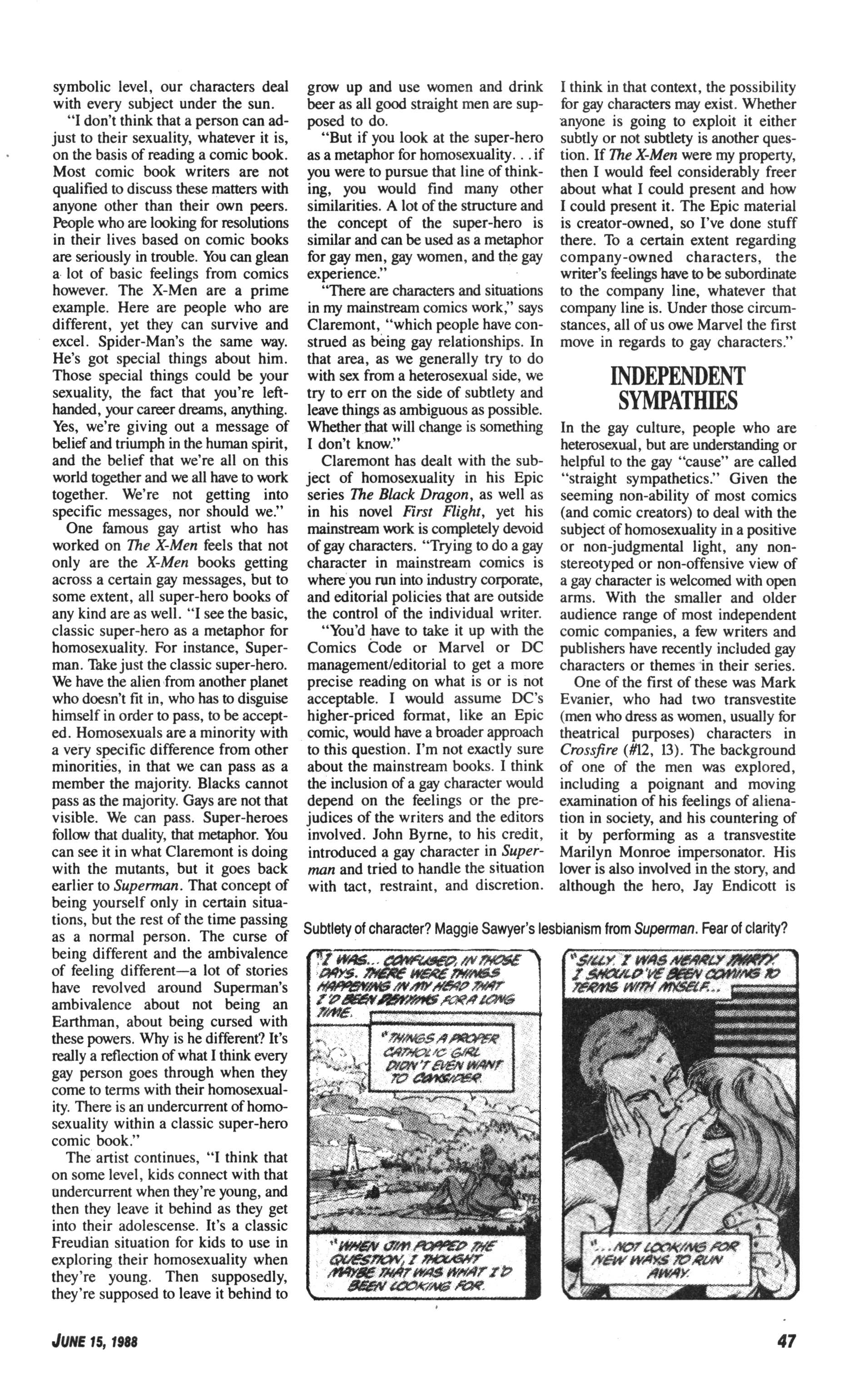 Read online Amazing Heroes comic -  Issue #143 - 47
