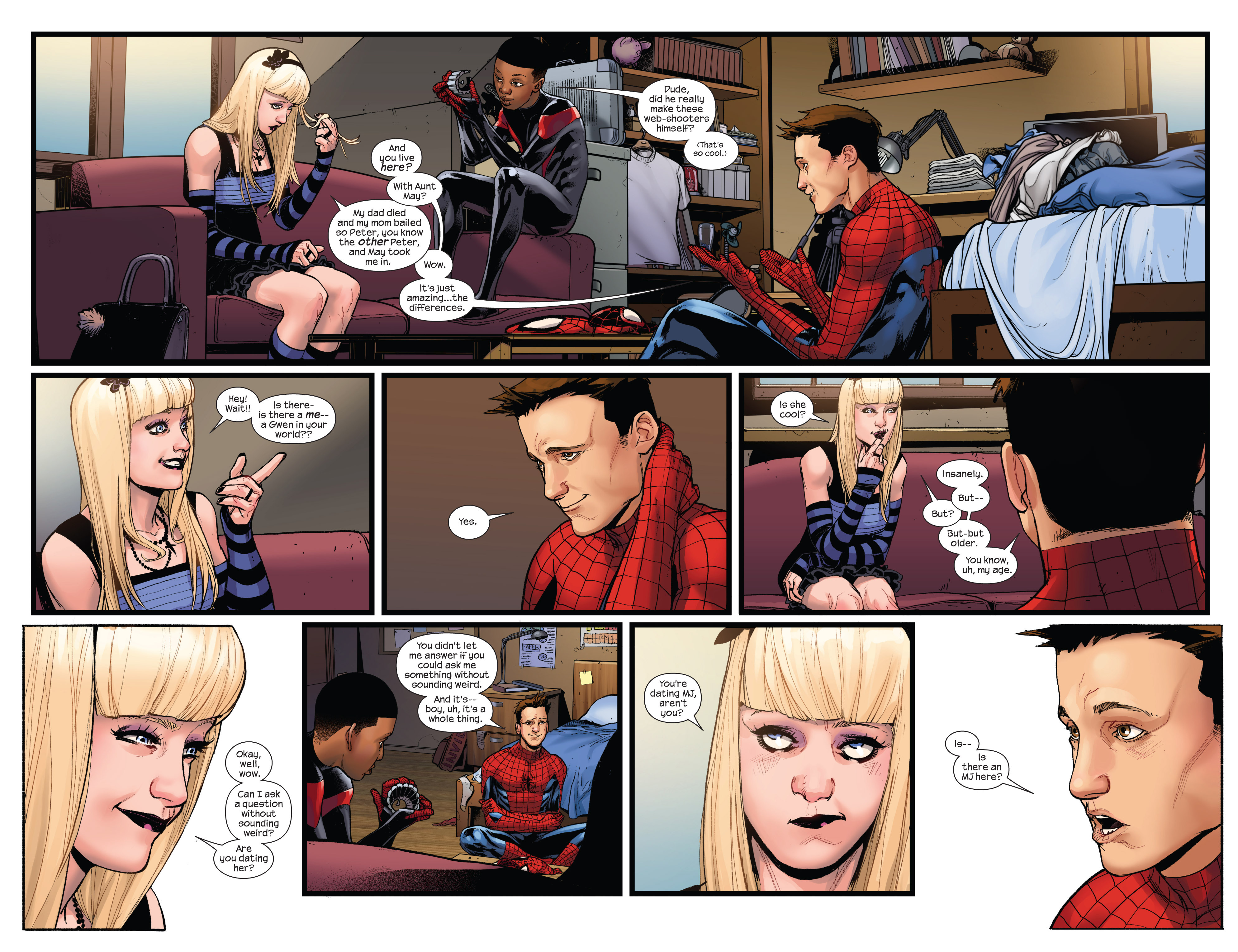 Read online Spider-Men comic -  Issue #4 - 8