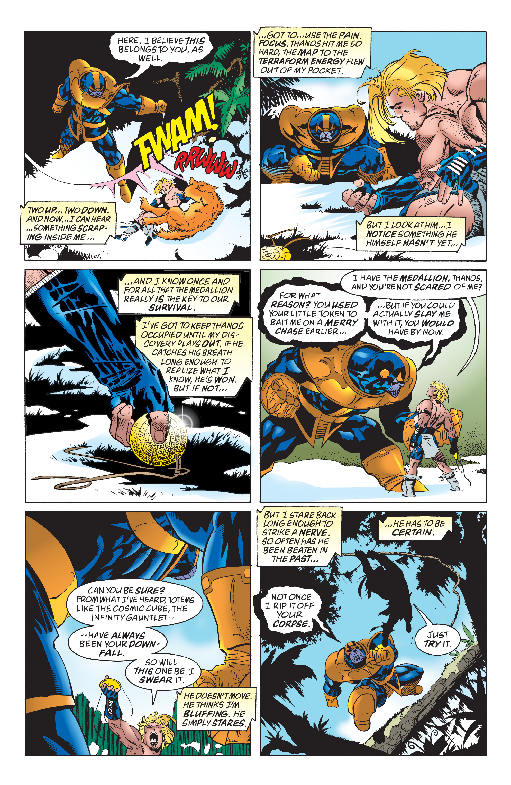 Read online Marvel-Verse: Thanos comic -  Issue # TPB - 106